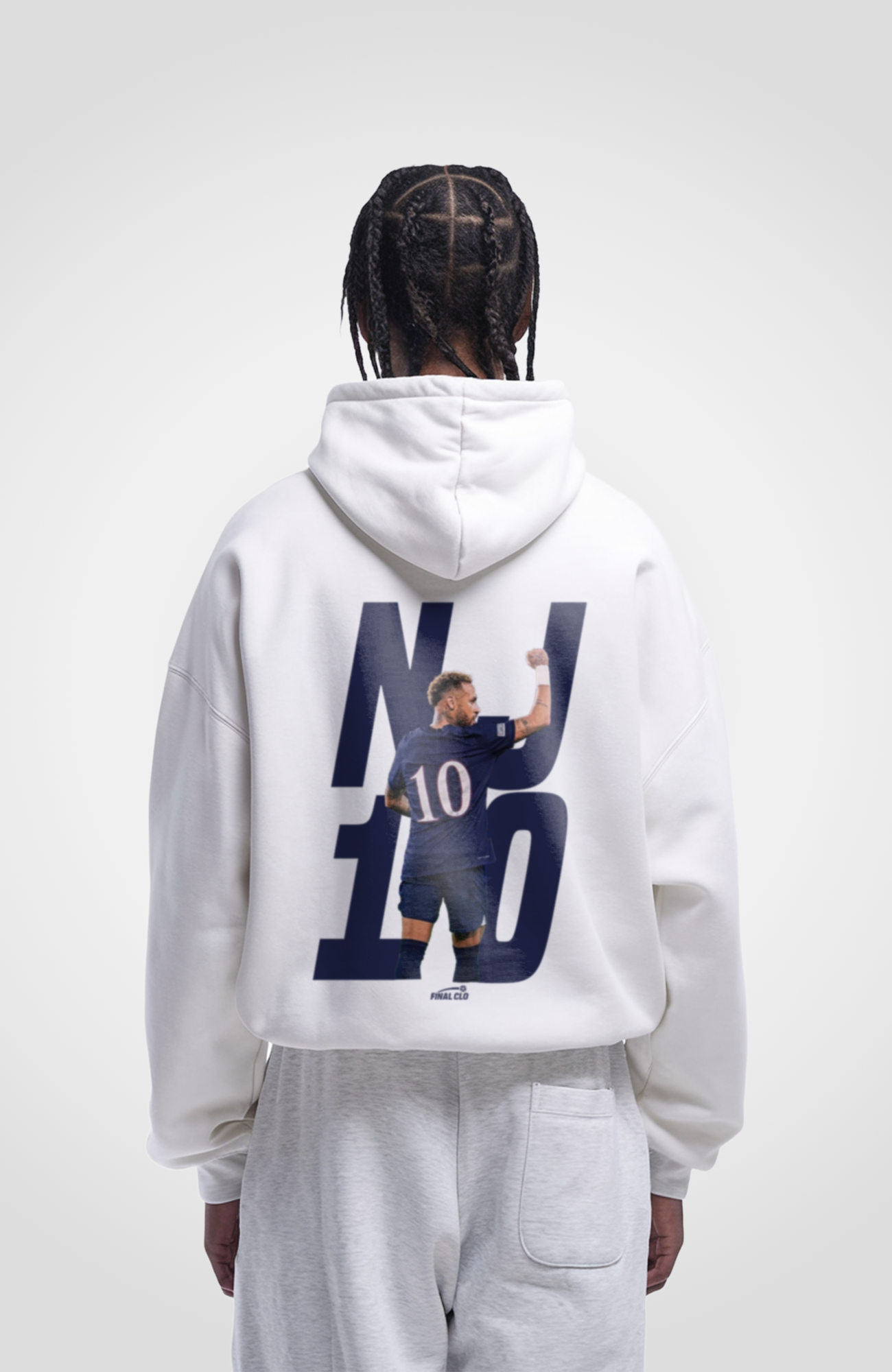 NJ 10 FOOTBALL MERCH OVERSIZED HOODIE