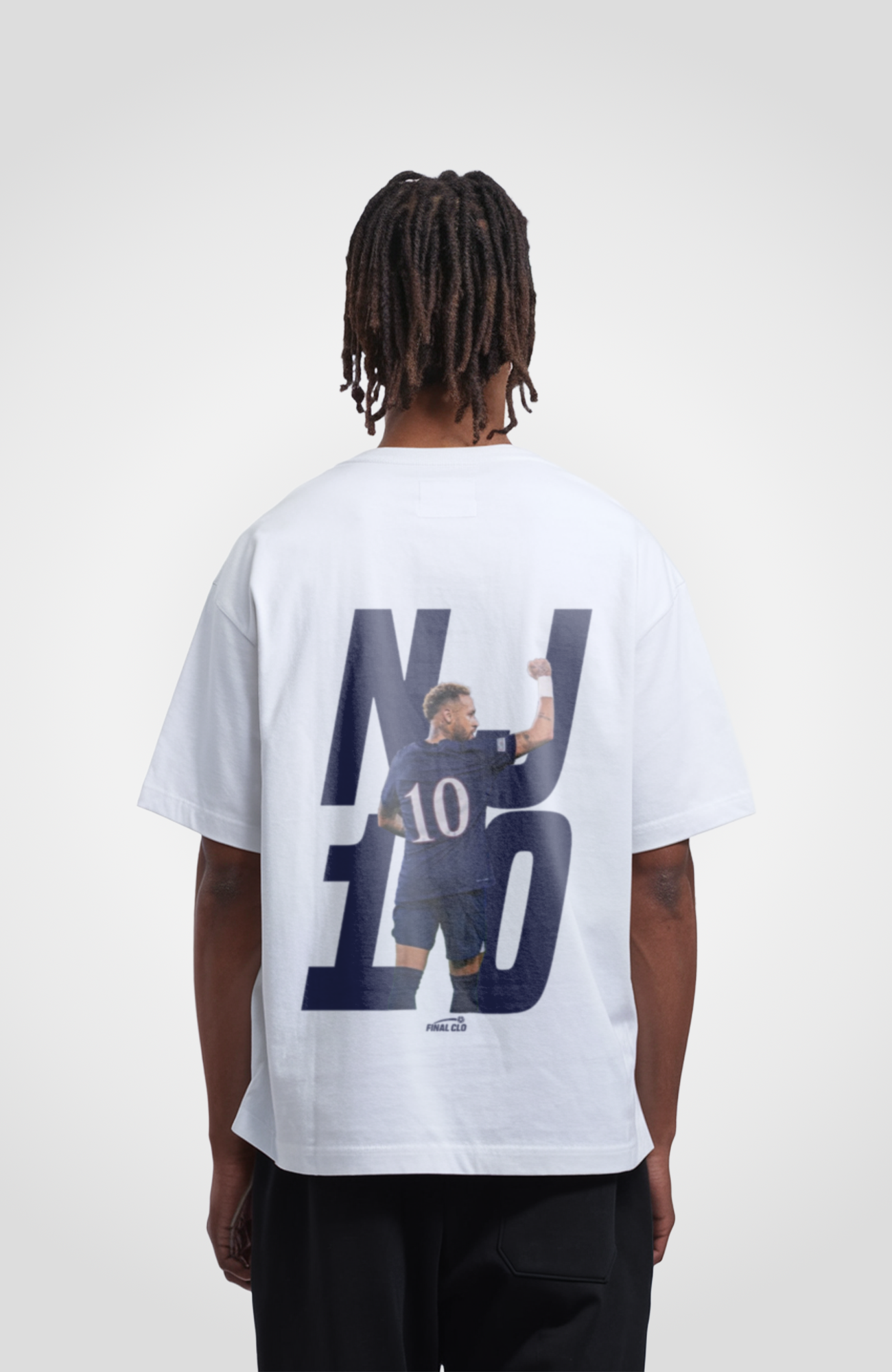NJ 10 FOOTBALL MERCH OVERSIZED SHIRT