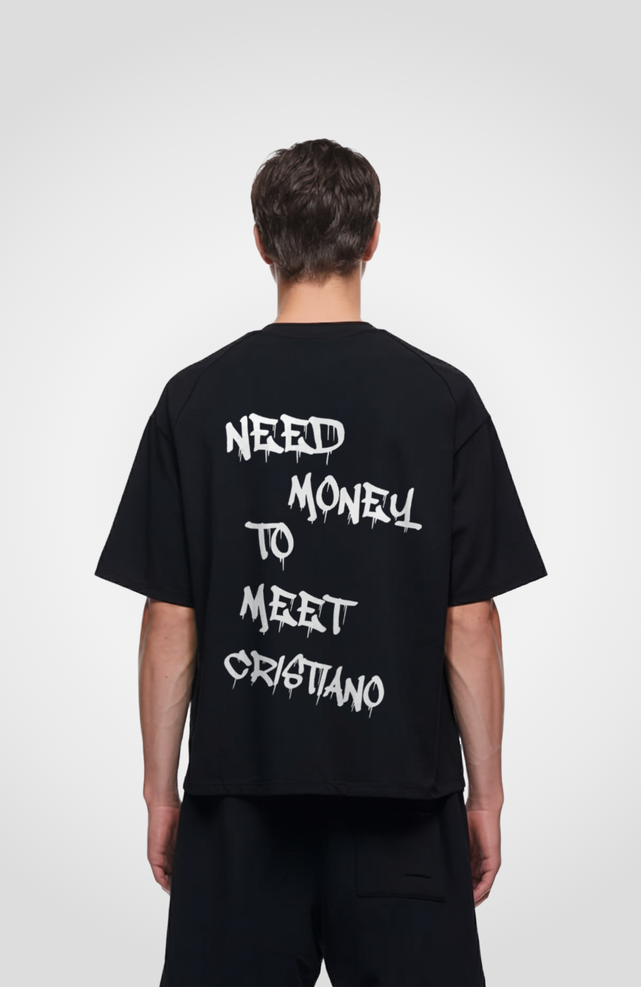 NEED MONEY CRISTIANO OVERSIZED SHIRT