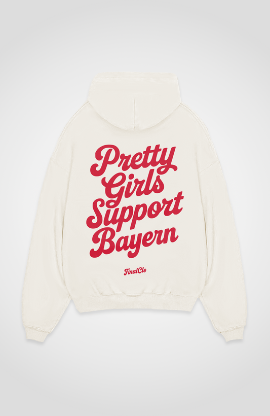 PRETTY GIRLS SUPPORT BAYERN OVERSIZED HOODIE