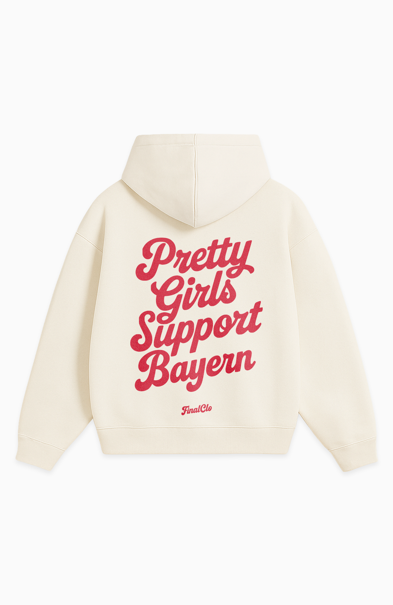 PRETTY GIRLS SUPPORT BAYERN OVERSIZED HOODIE