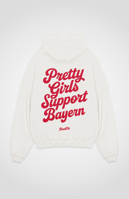 PRETTY GIRLS SUPPORT BAYERN OVERSIZED HOODIE