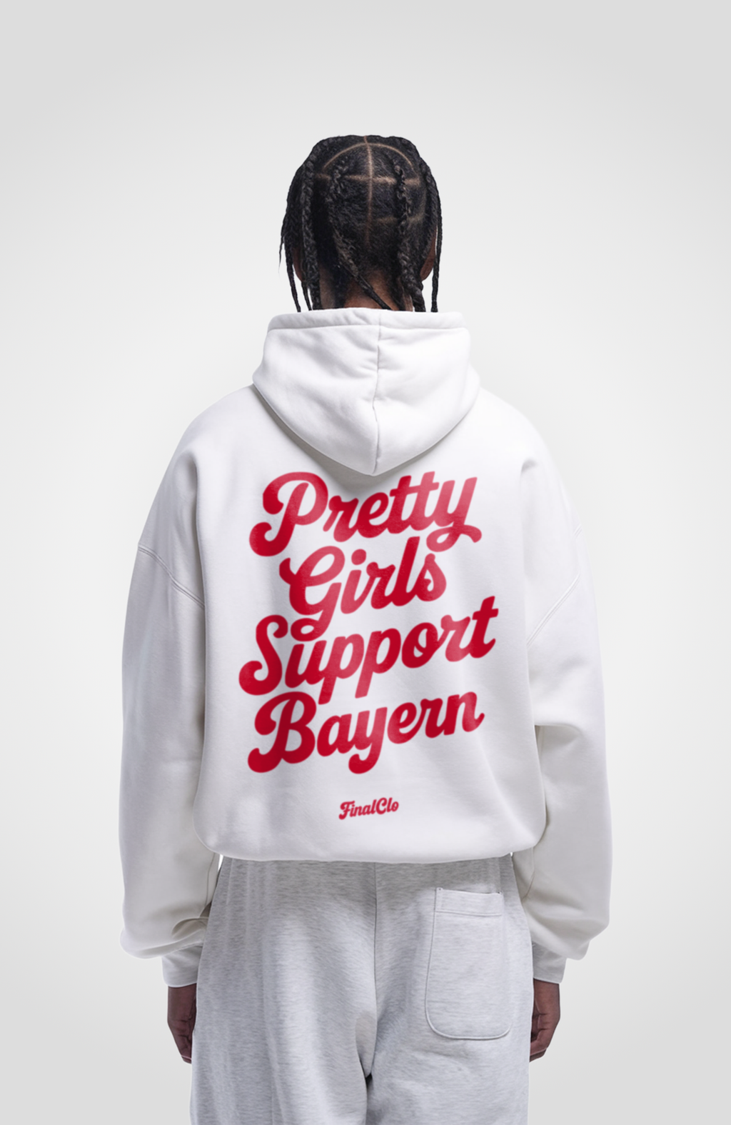 PRETTY GIRLS SUPPORT BAYERN OVERSIZED HOODIE