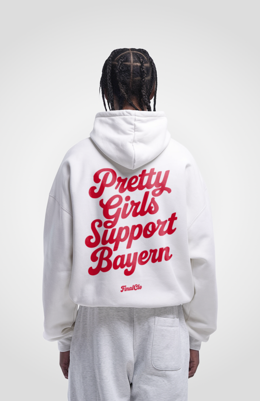 PRETTY GIRLS SUPPORT BAYERN OVERSIZED HOODIE