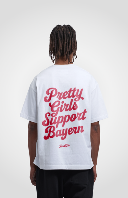PRETTY GIRLS SUPPORT BAYERN OVERSIZED SHIRT