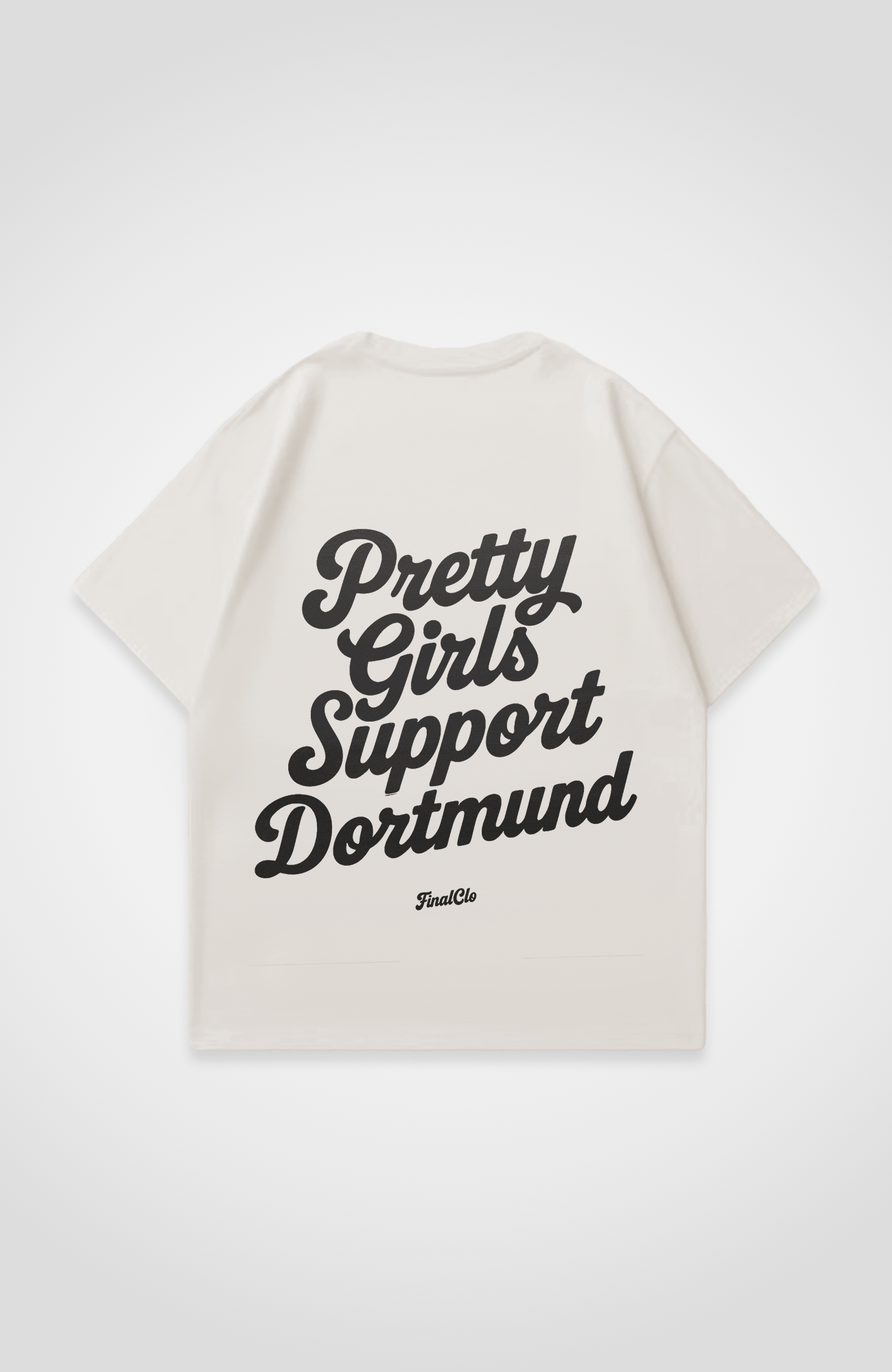 PRETTY GIRLS SUPPORT DORTMUND OVERSIZED SHIRT