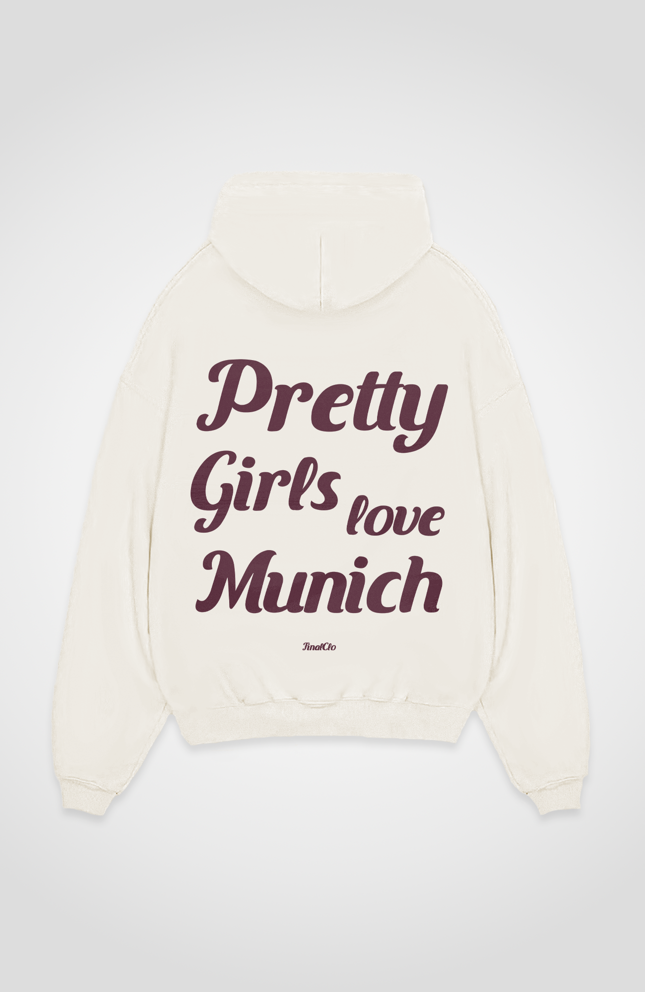 PRETTY GIRLS LOVE MUNICH OVERSIZED HOODIE
