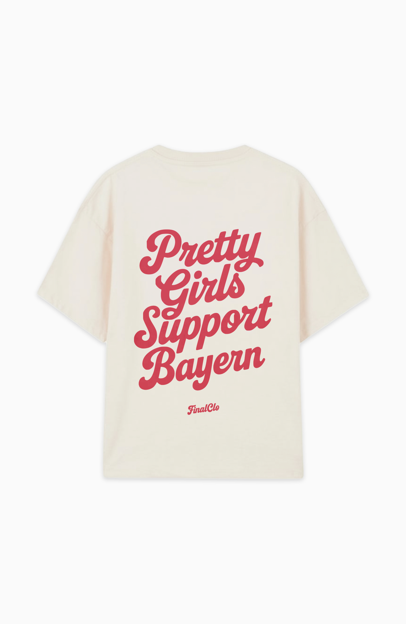PRETTY GIRLS SUPPORT BAYERN OVERSIZED SHIRT