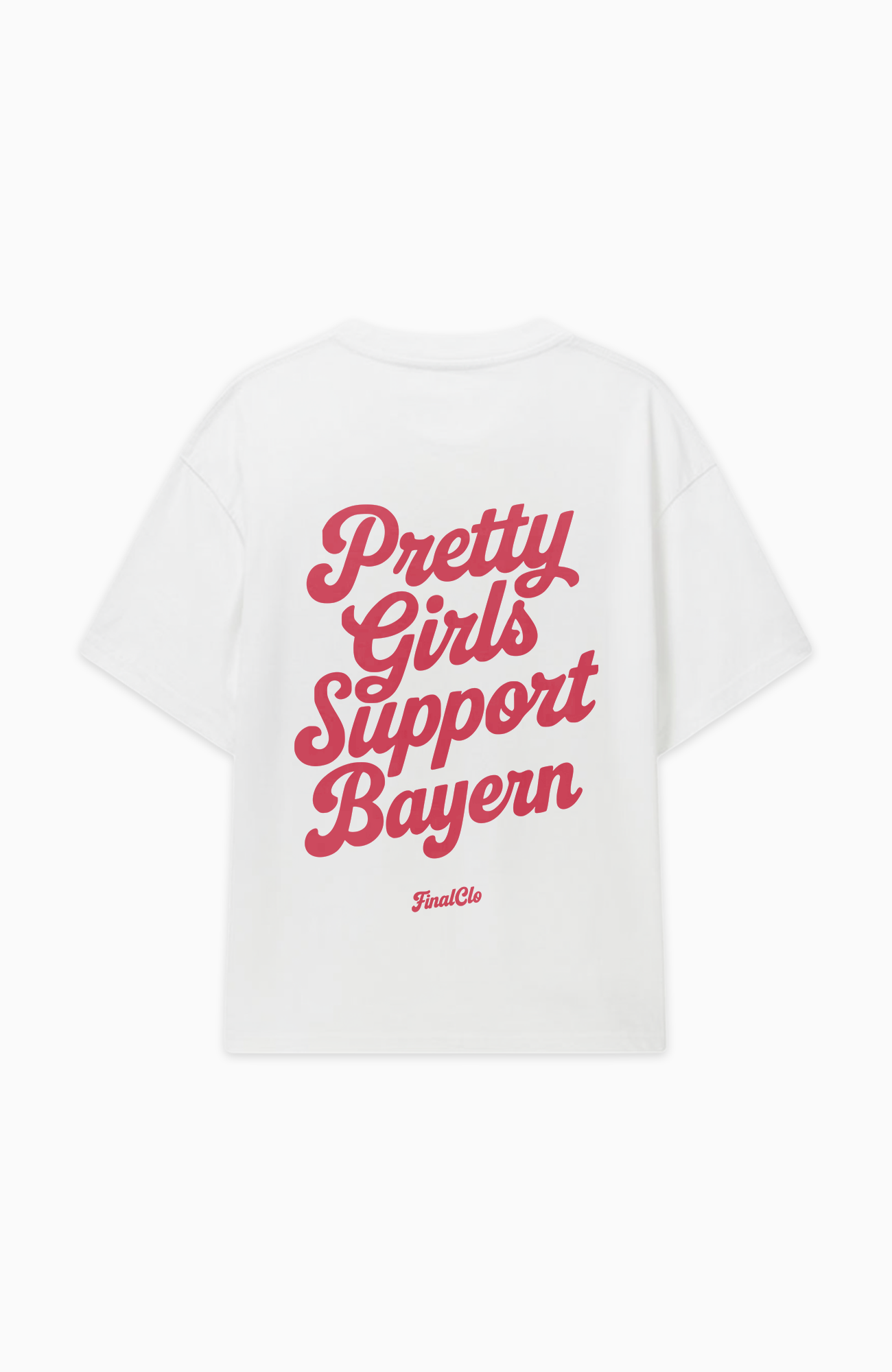 PRETTY GIRLS SUPPORT BAYERN OVERSIZED SHIRT