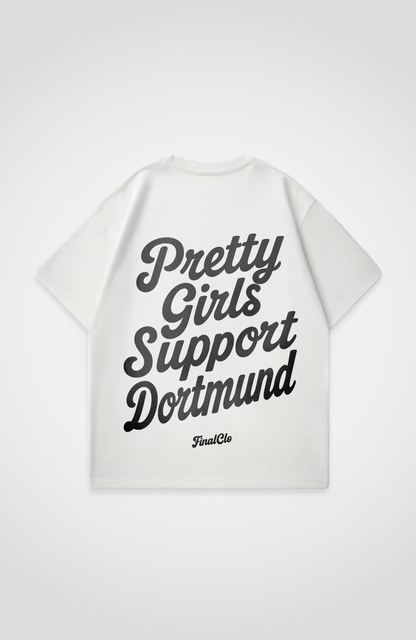 PRETTY GIRLS SUPPORT DORTMUND OVERSIZED SHIRT