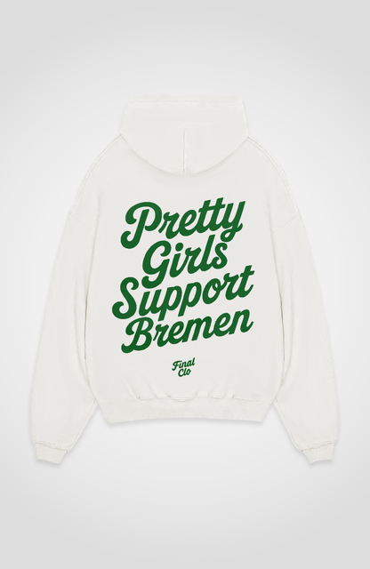 PRETTY GIRLS SUPPORT BREMEN OVERSIZED HOODIE