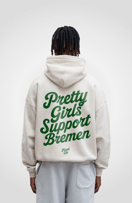 PRETTY GIRLS SUPPORT BREMEN OVERSIZED HOODIE