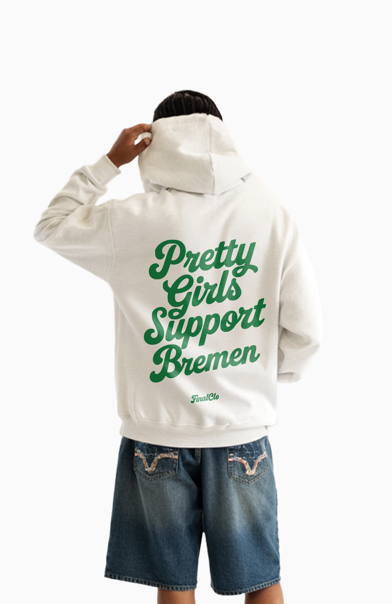 PRETTY GIRLS SUPPORT BREMEN OVERSIZED HOODIE