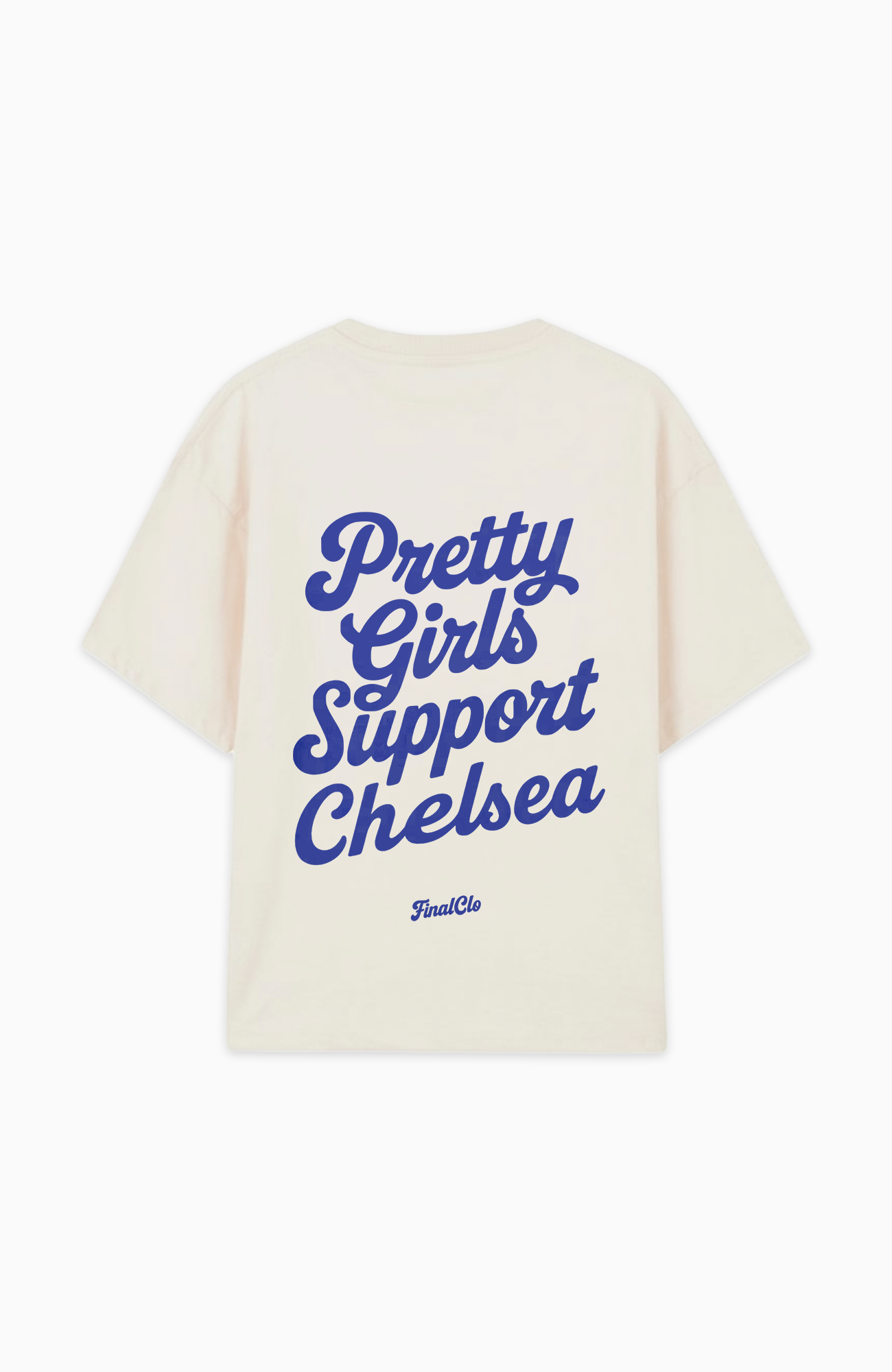 PRETTY GIRLS SUPPORT CHELSEA OVERSIZED SHIRT