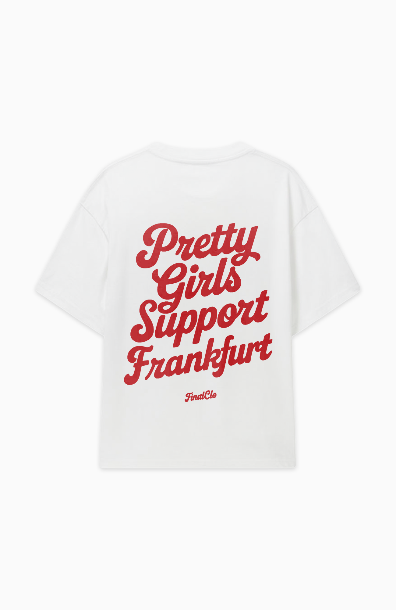 PRETTY GIRLS SUPPORT FRANKFURT OVERSIZED SHIRT