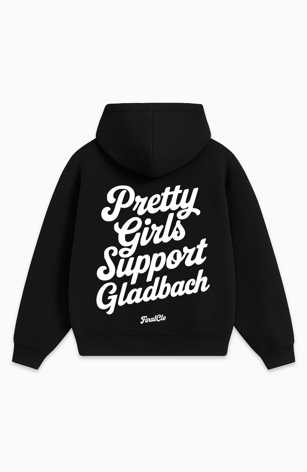PRETTY GIRLS SUPPORT GLADBACH OVERSIZED HOODIE