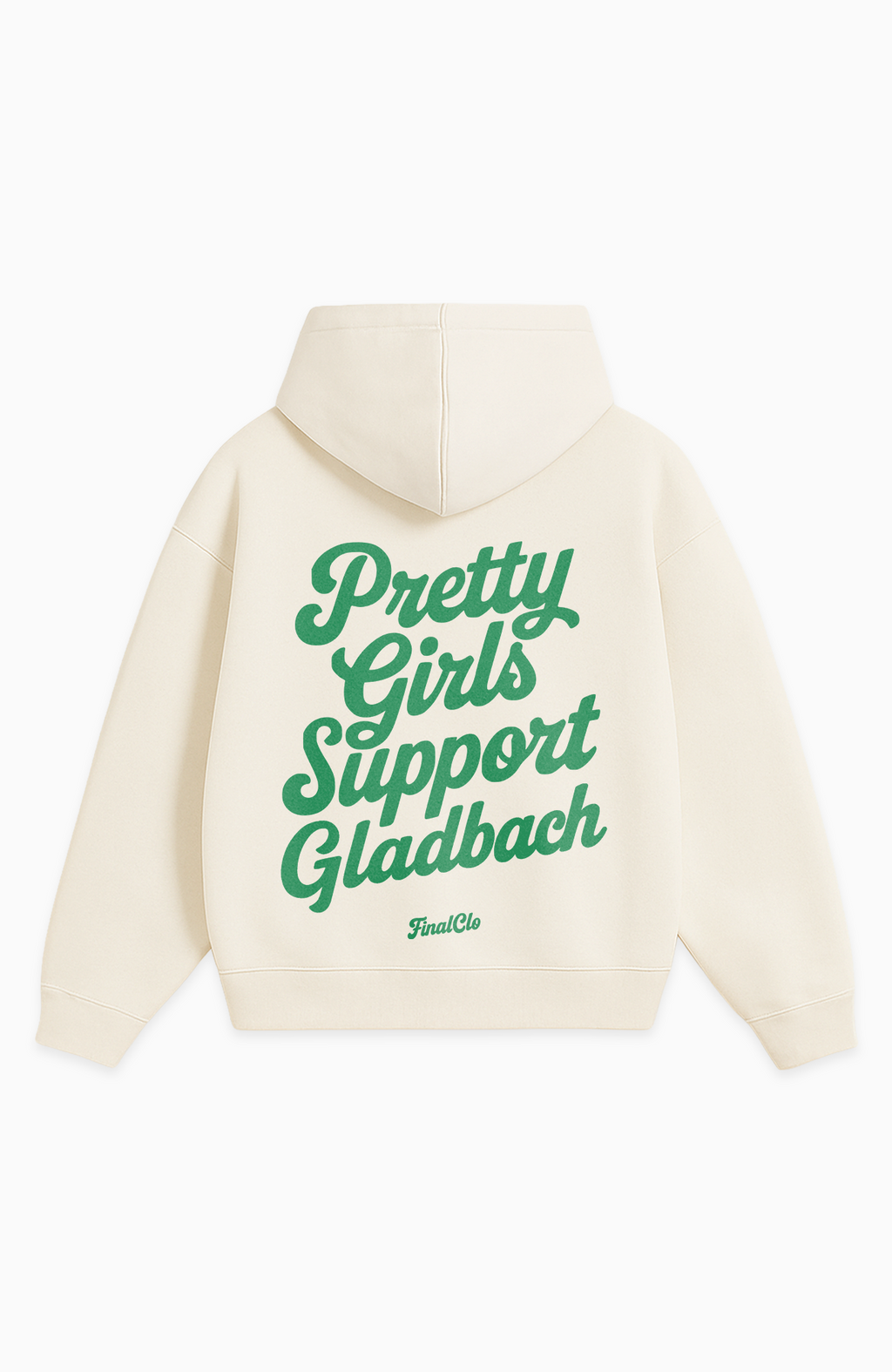 PRETTY GIRLS SUPPORT GLADBACH OVERSIZED HOODIE