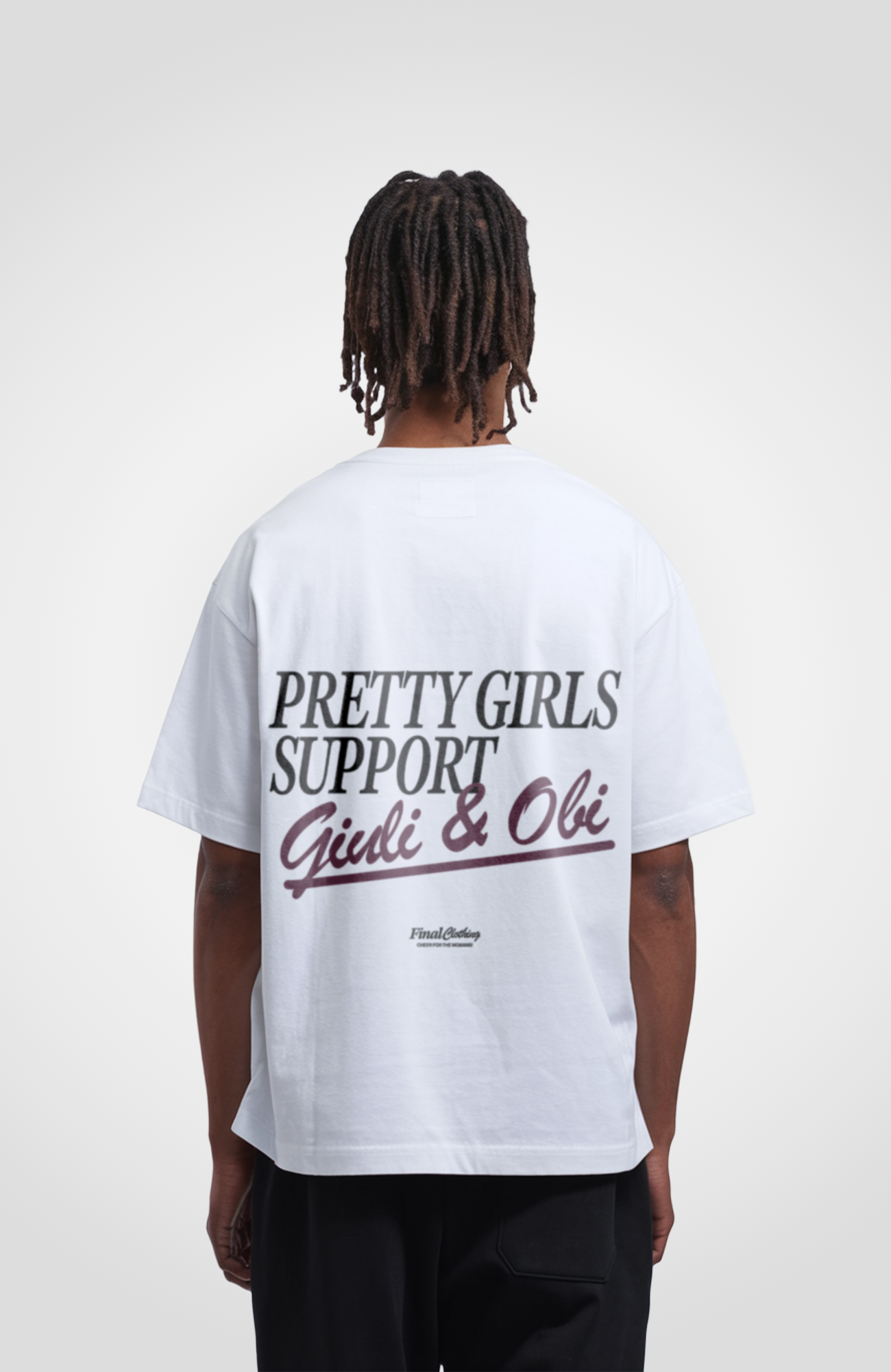 PRETTY GIRLS SUPPORT GIULI AND OBI OVERSIZED SHIRT