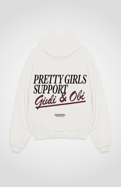 PRETTY GIRLS SUPPORT GIULI & OBI OVERSIZED HOODIE