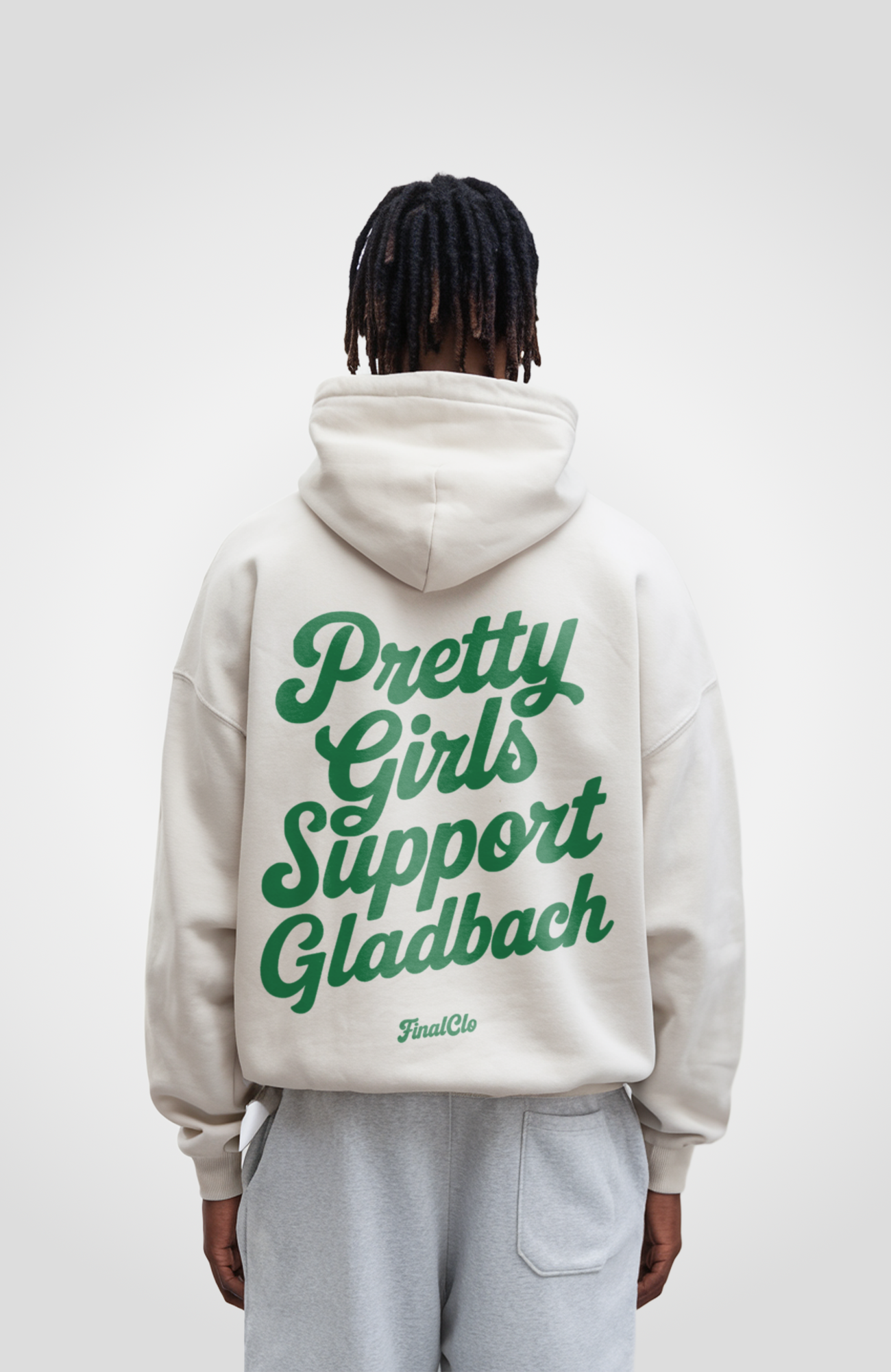 PRETTY GIRLS SUPPORT GLADBACH OVERSIZED HOODIE