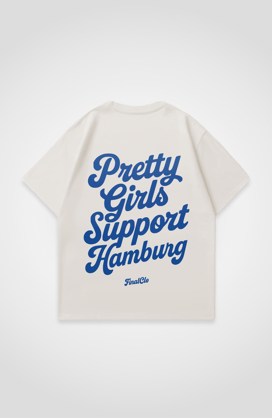 PRETTY GIRLS SUPPORT HAMBURG OVERSIZED SHIRT
