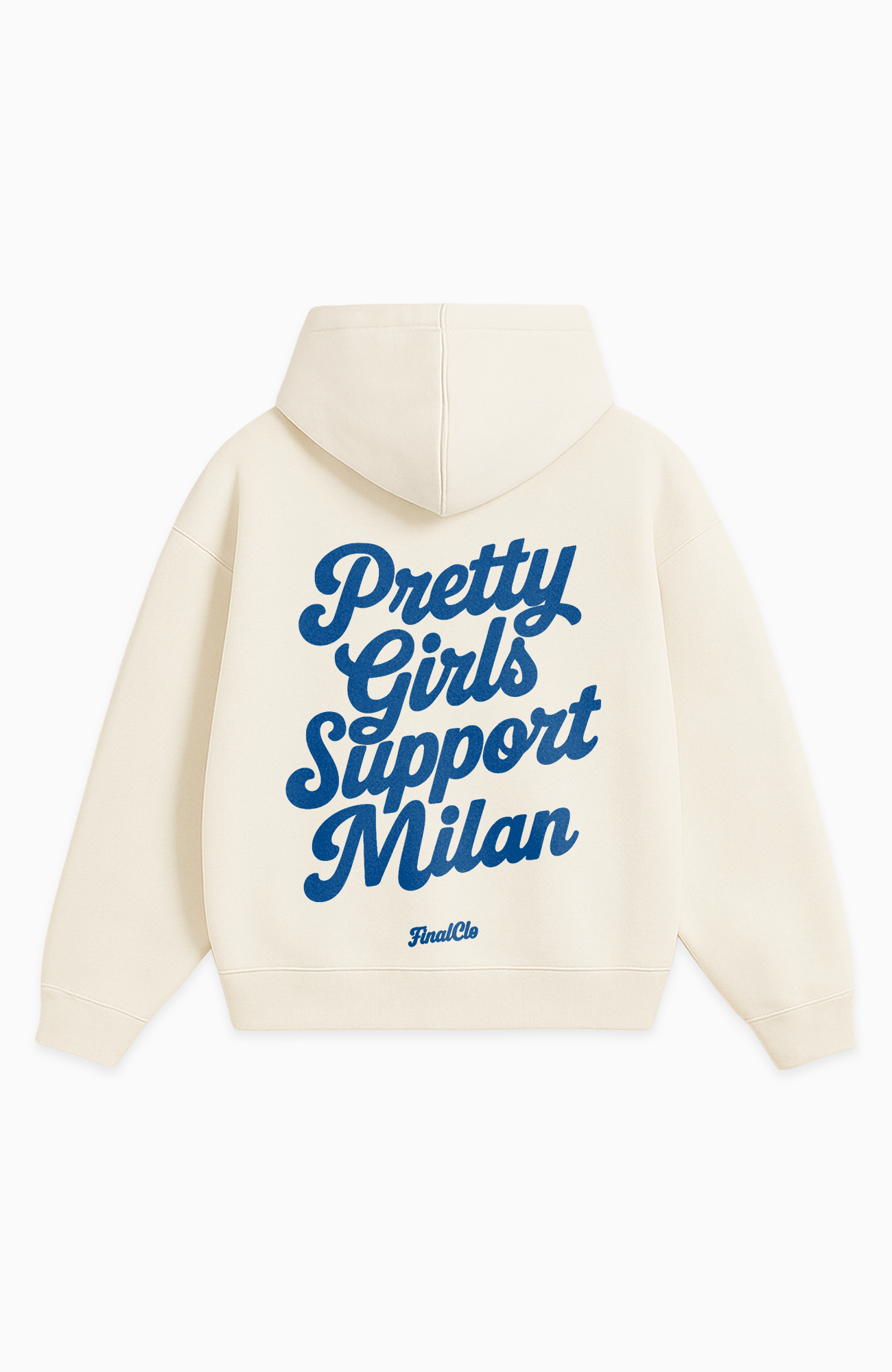 PRETTY GIRLS SUPPORT INTER MILAN OVERSIZED HOODIE