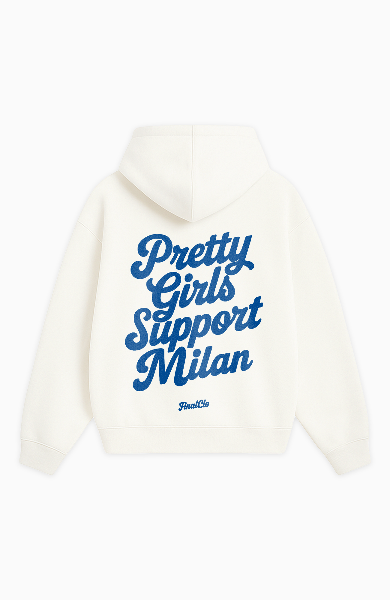 PRETTY GIRLS SUPPORT INTER MILAN OVERSIZED HOODIE