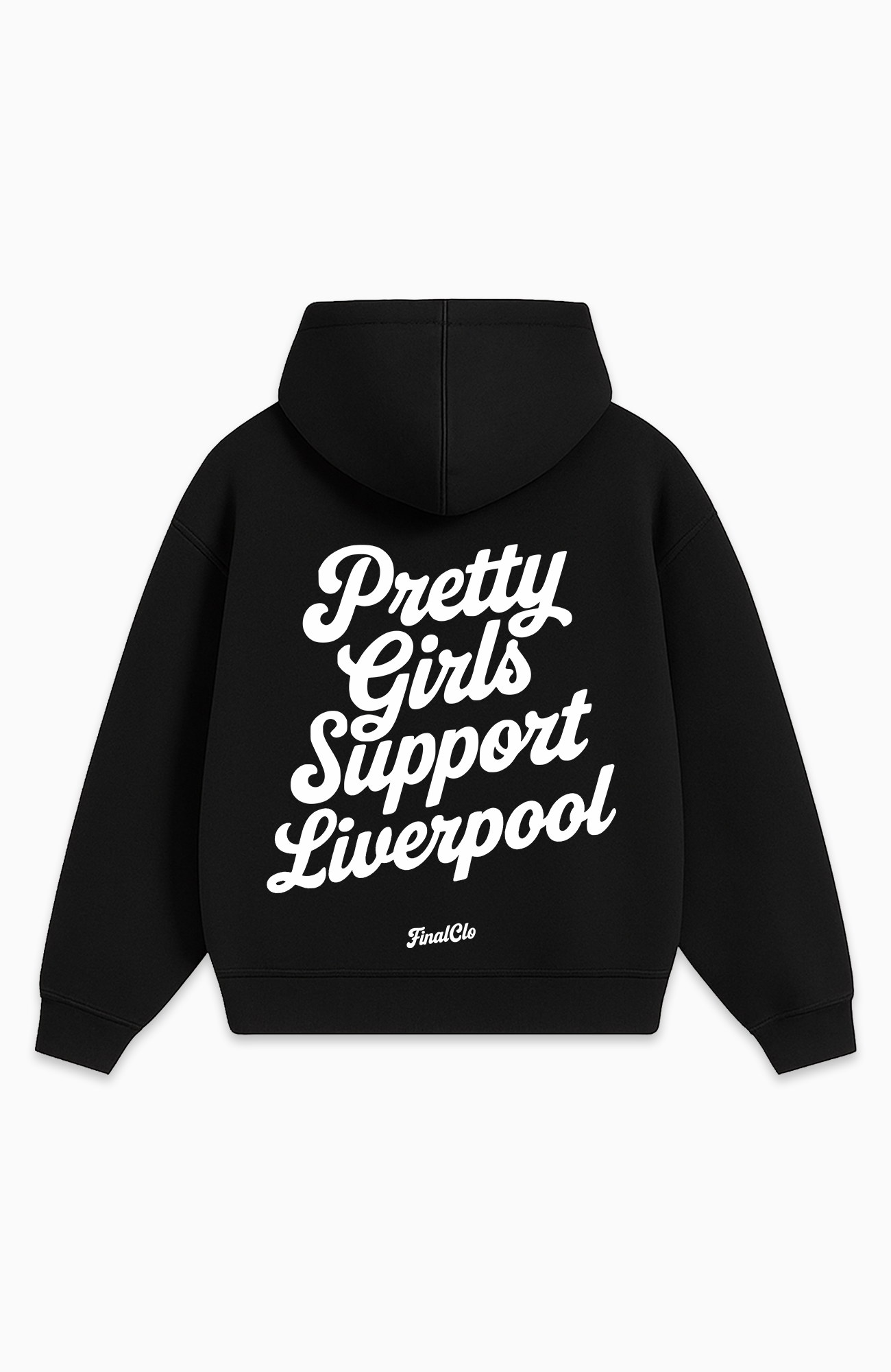 PRETTY GIRLS SUPPORT LIVERPOOL OVERSIZED HOODIE