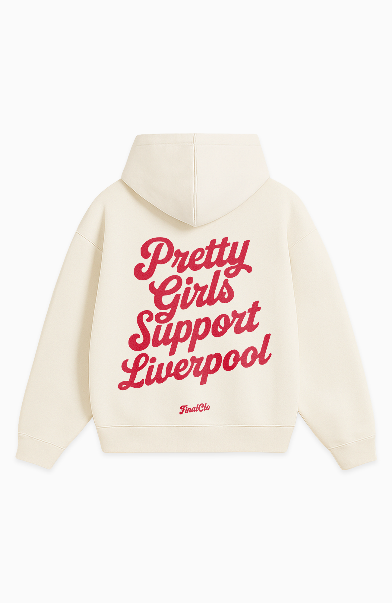 PRETTY GIRLS SUPPORT LIVERPOOL OVERSIZED HOODIE