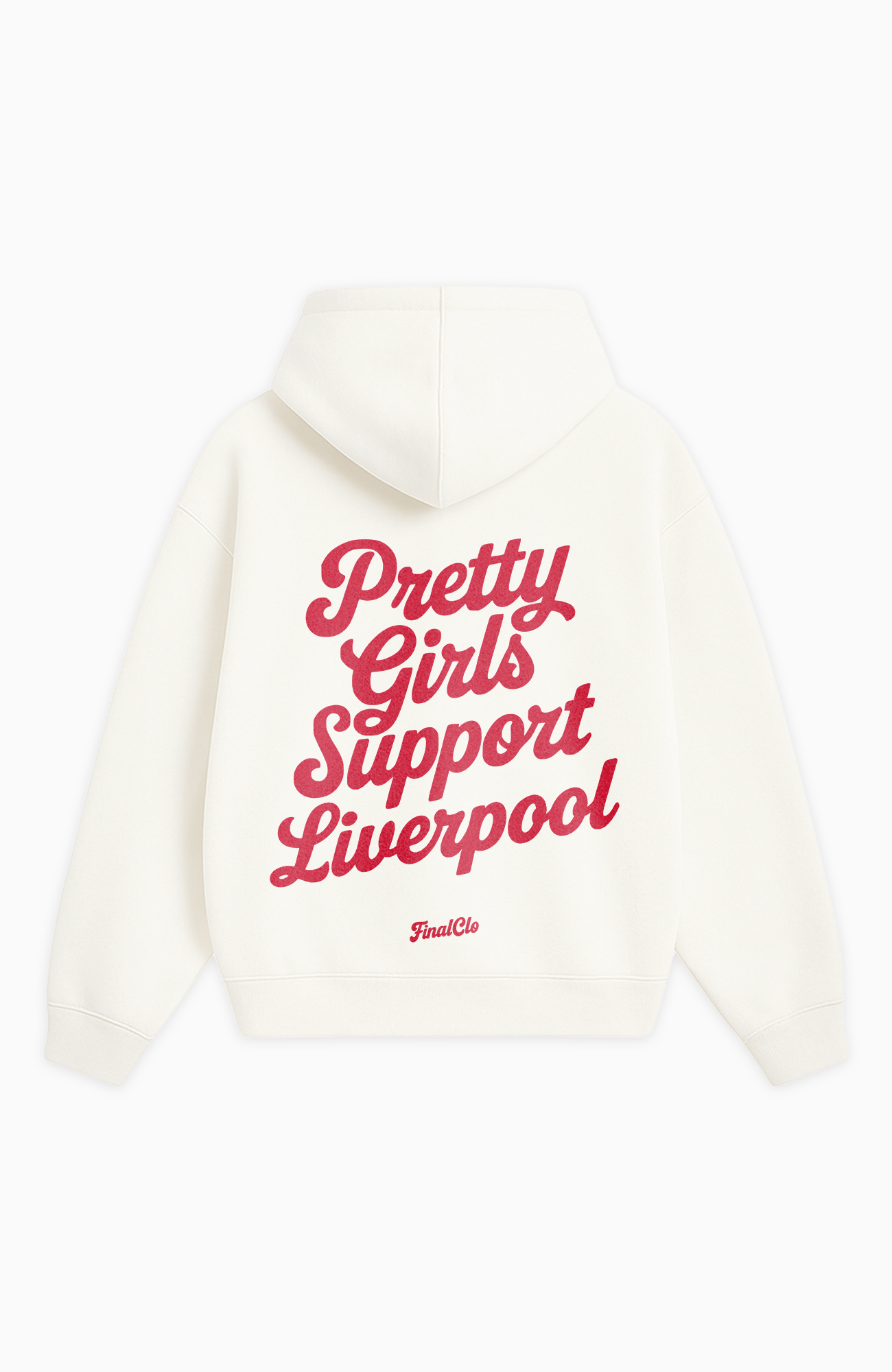 PRETTY GIRLS SUPPORT LIVERPOOL OVERSIZED HOODIE