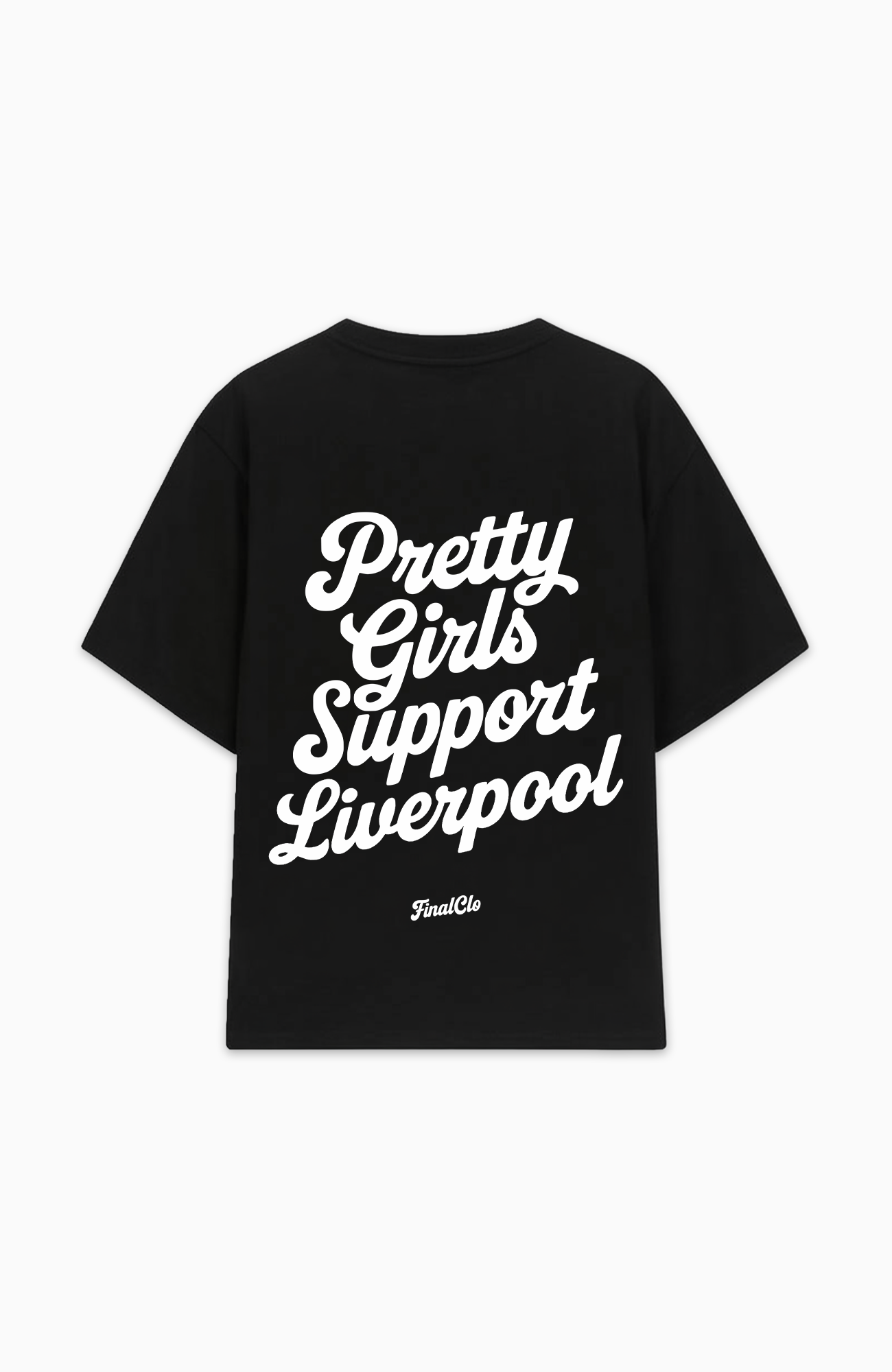 PRETTY GIRLS SUPPORT LIVERPOOL OVERSIZED SHIRT