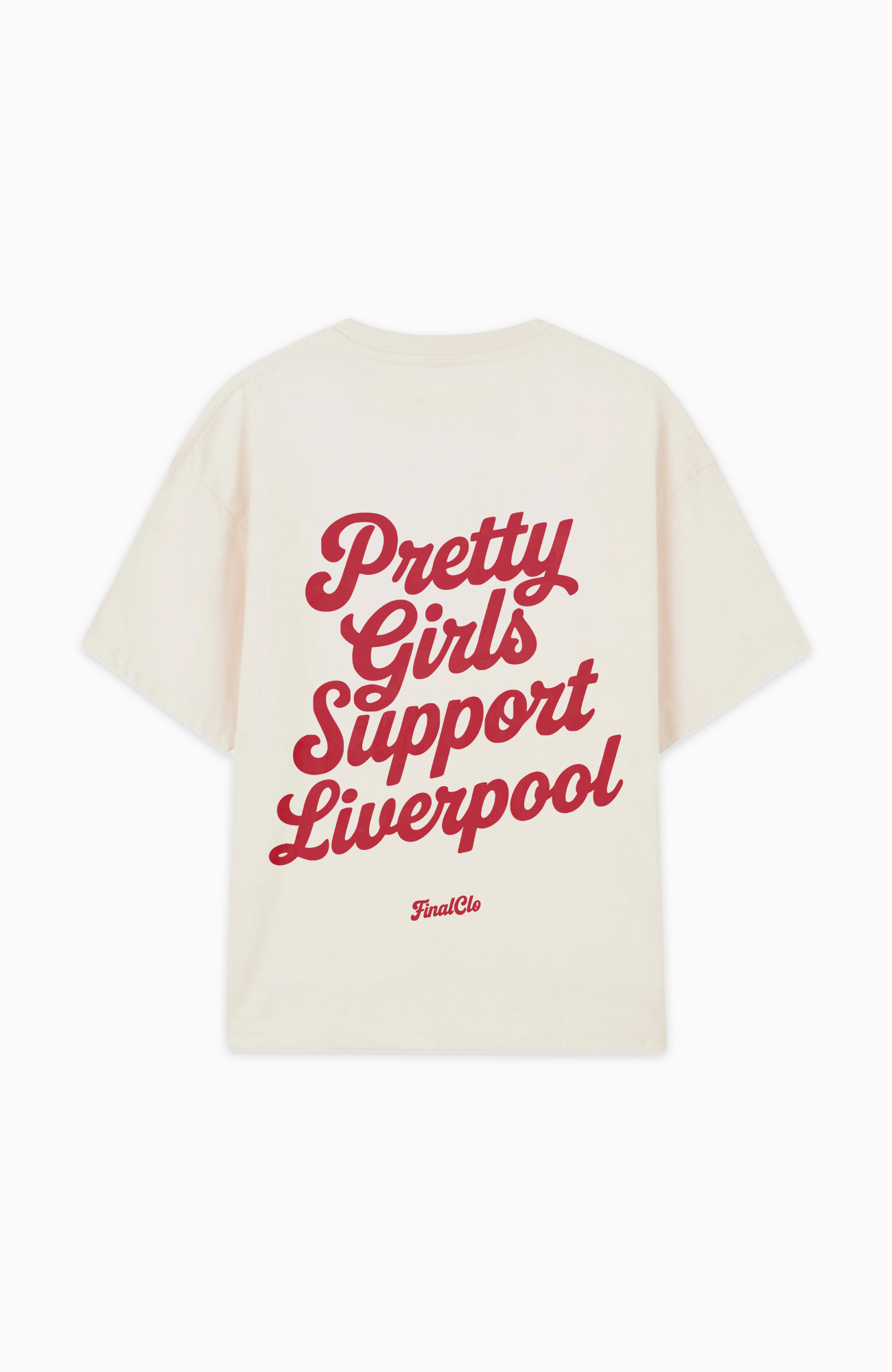 PRETTY GIRLS SUPPORT LIVERPOOL OVERSIZED SHIRT