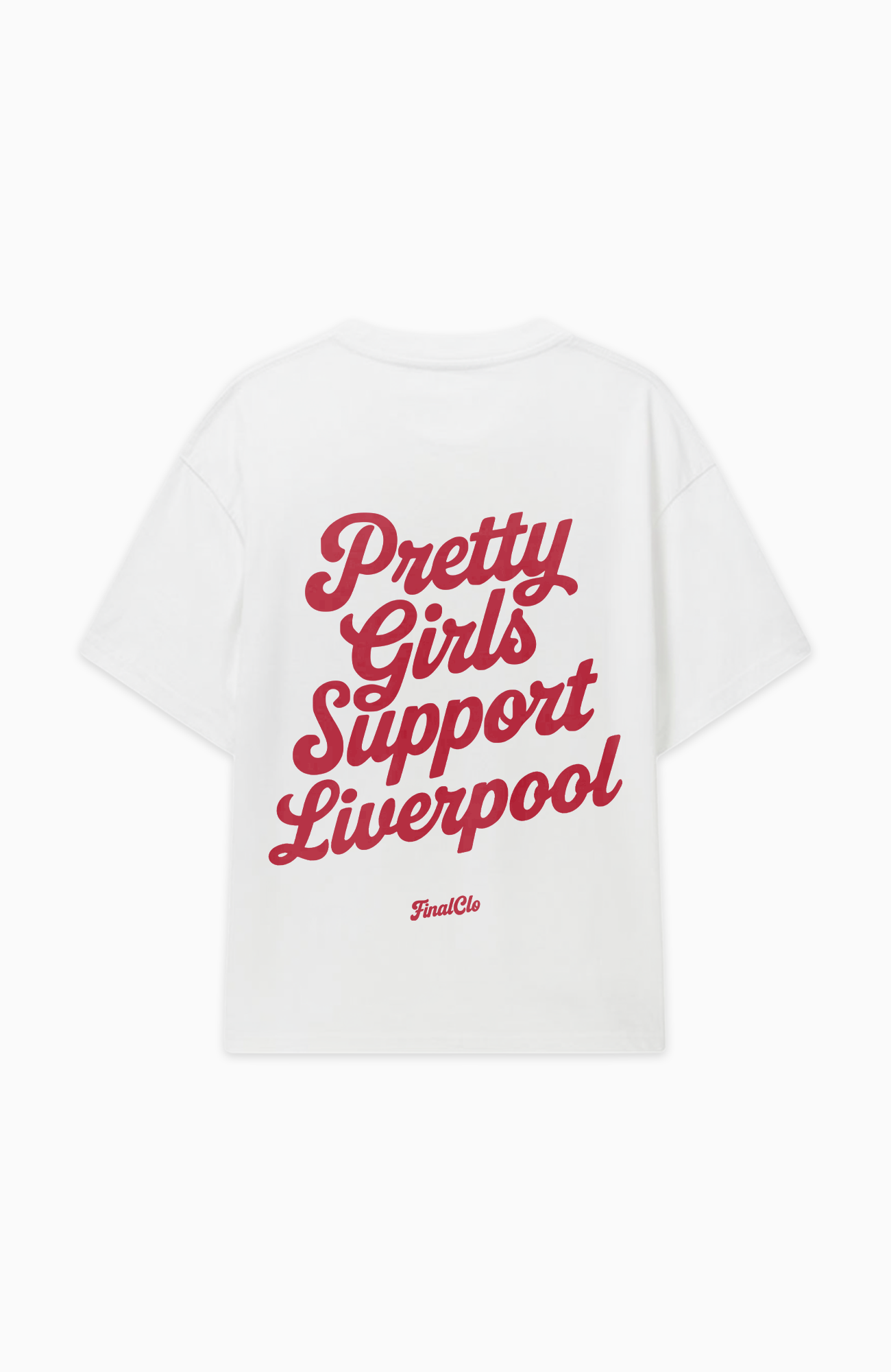 PRETTY GIRLS SUPPORT LIVERPOOL OVERSIZED SHIRT