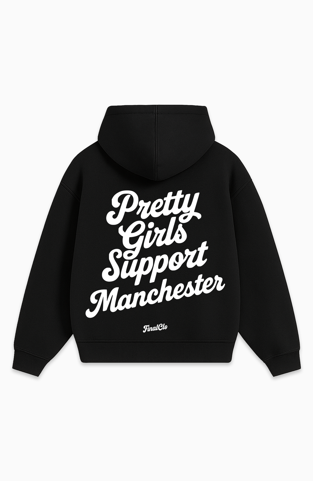 PRETTY GIRLS SUPPORT MANCHESTER UNITED OVERSIZED HOODIE