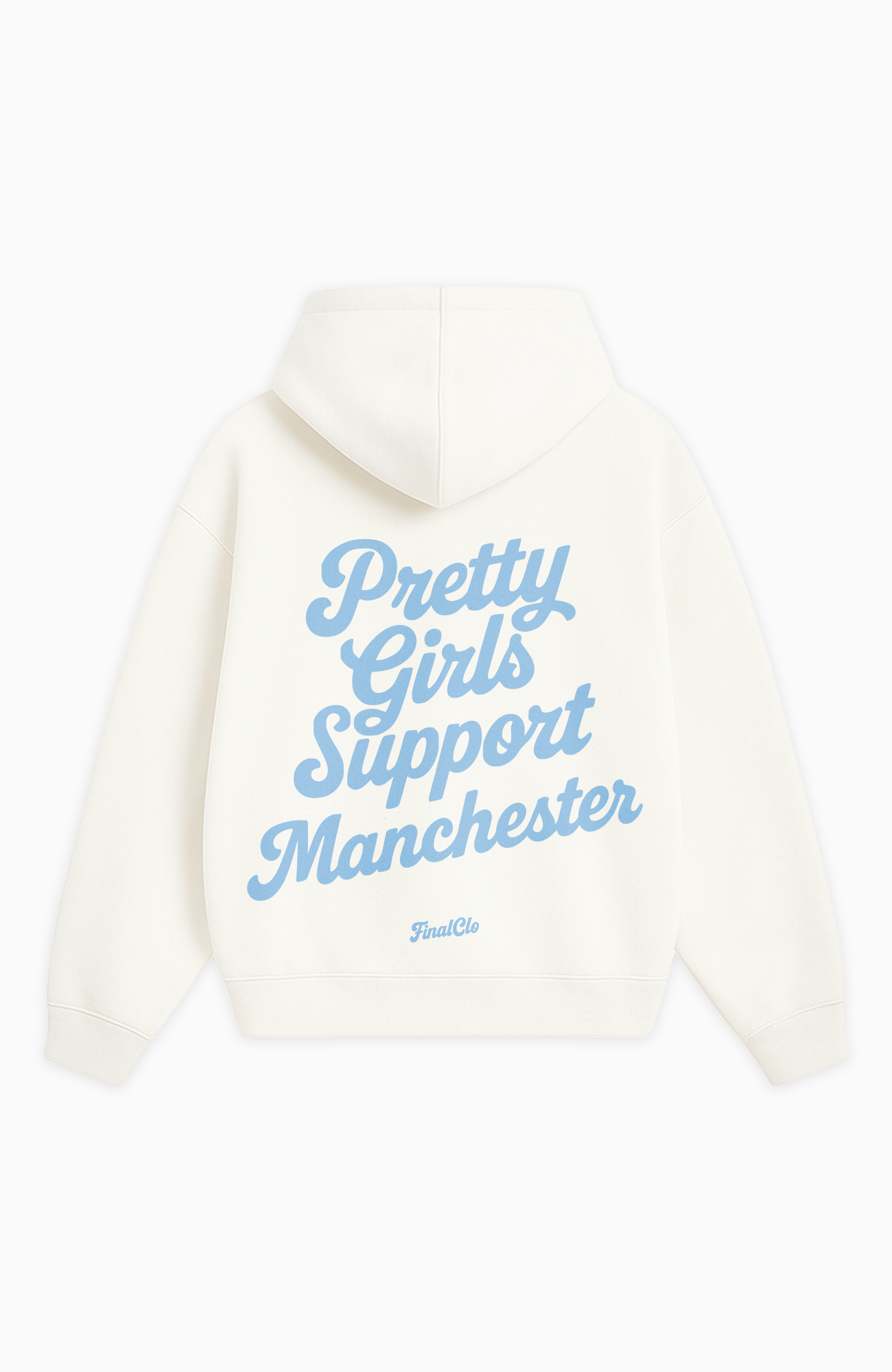 PRETTY GIRLS SUPPORT MANCHESTER CITY OVERSIZED HOODIE