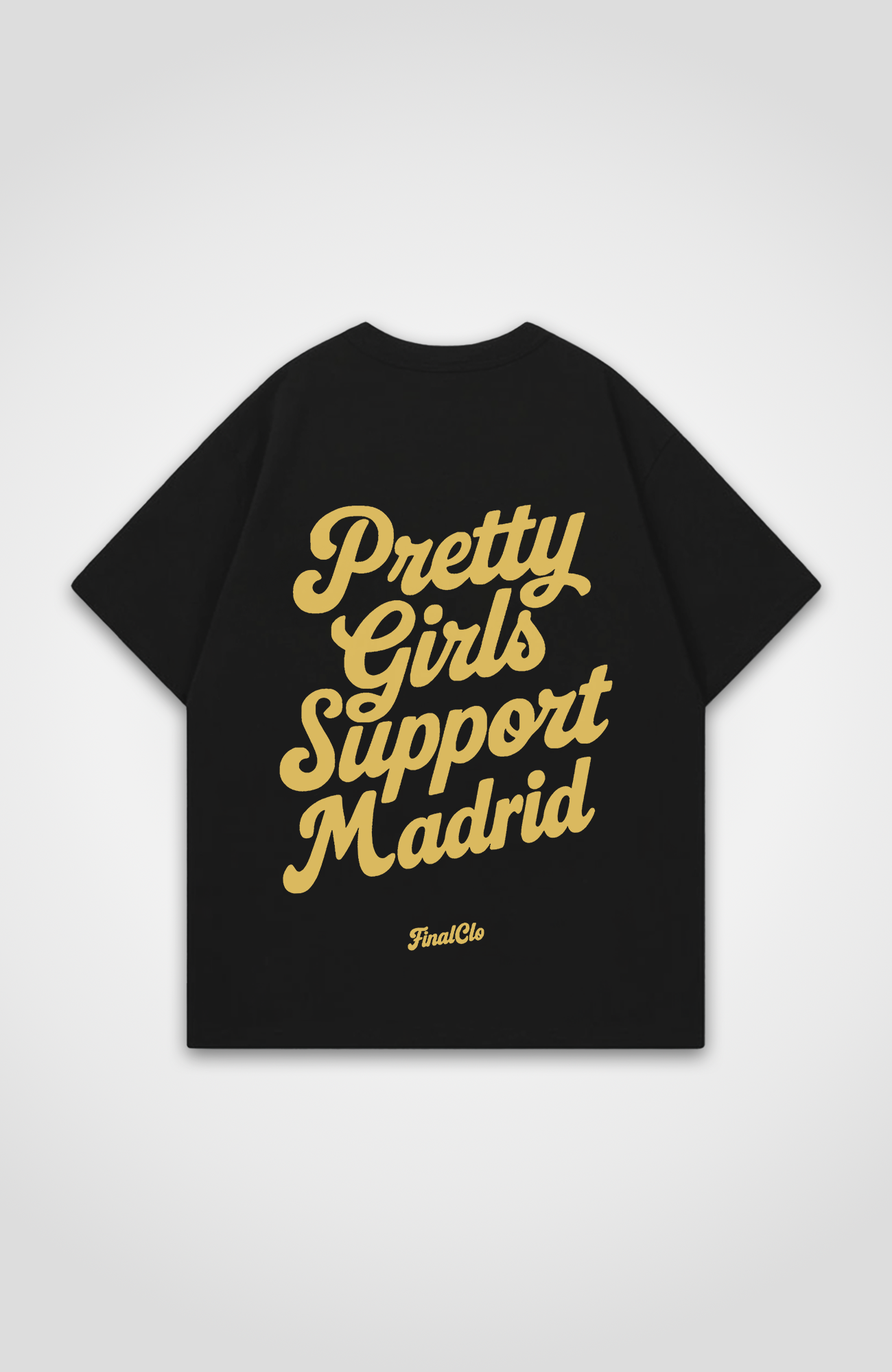 PRETTY GIRLS SUPPORT MADRID OVERSIZED SHIRT