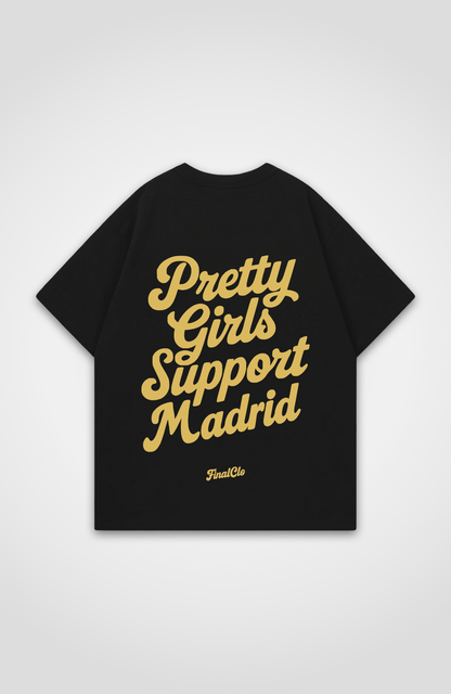PRETTY GIRLS SUPPORT MADRID OVERSIZED SHIRT