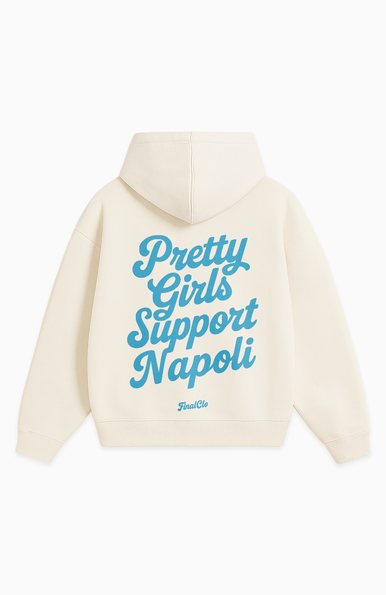 PRETTY GIRLS SUPPORT NAPOLI OVERSIZED HOODIE