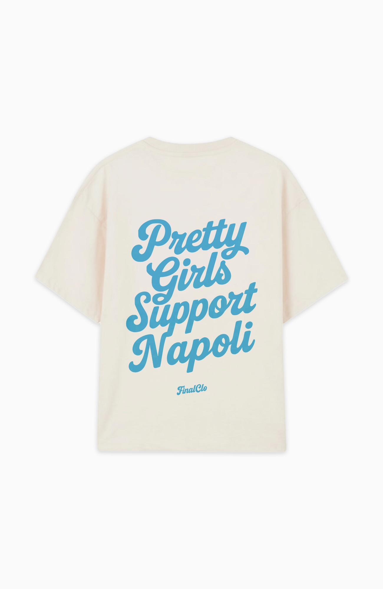 PRETTY GIRLS SUPPORT NAPOLI OVERSIZED SHIRT
