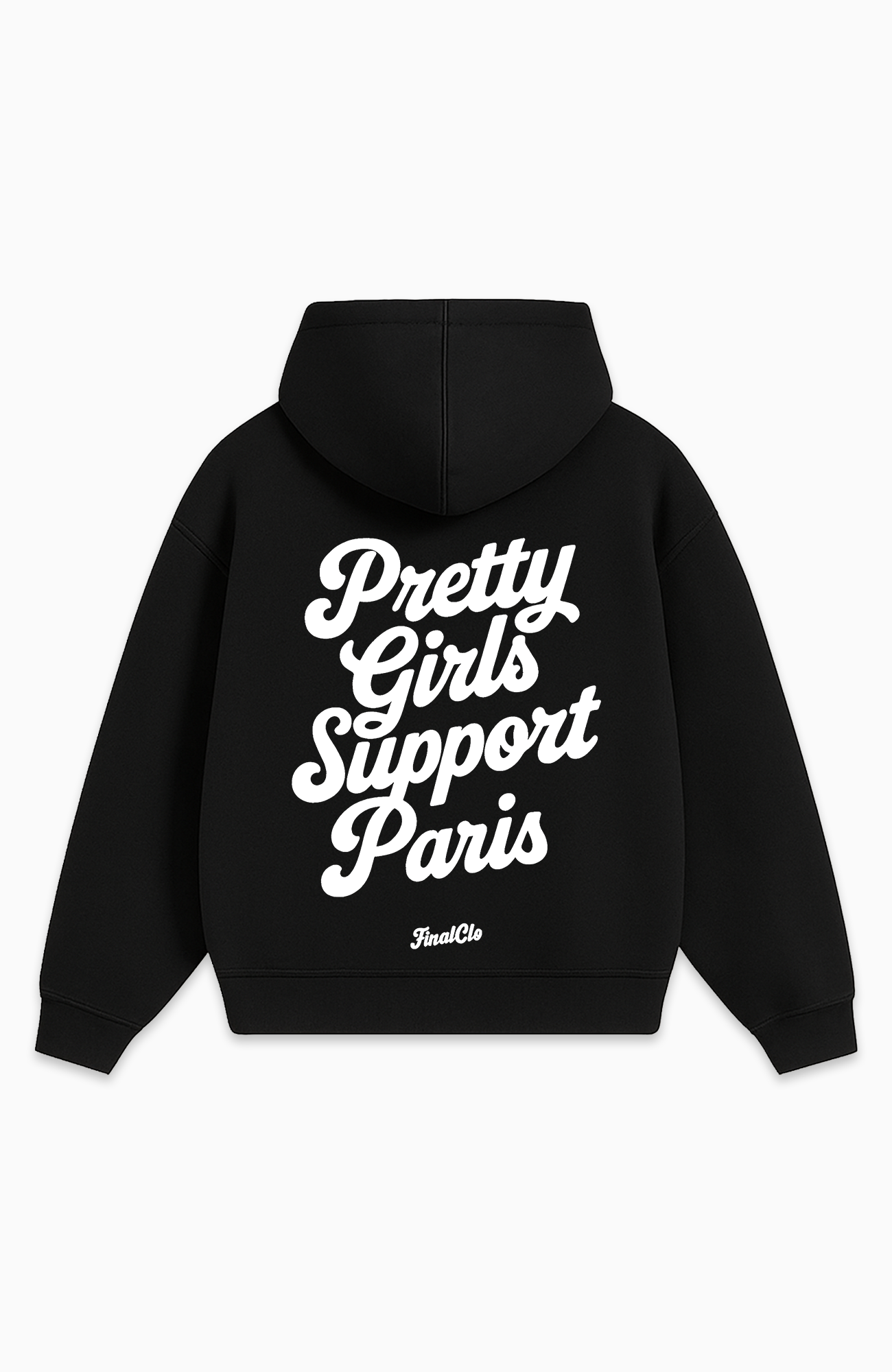 PRETTY GIRLS SUPPORT PARIS OVERSIZED HOODIE