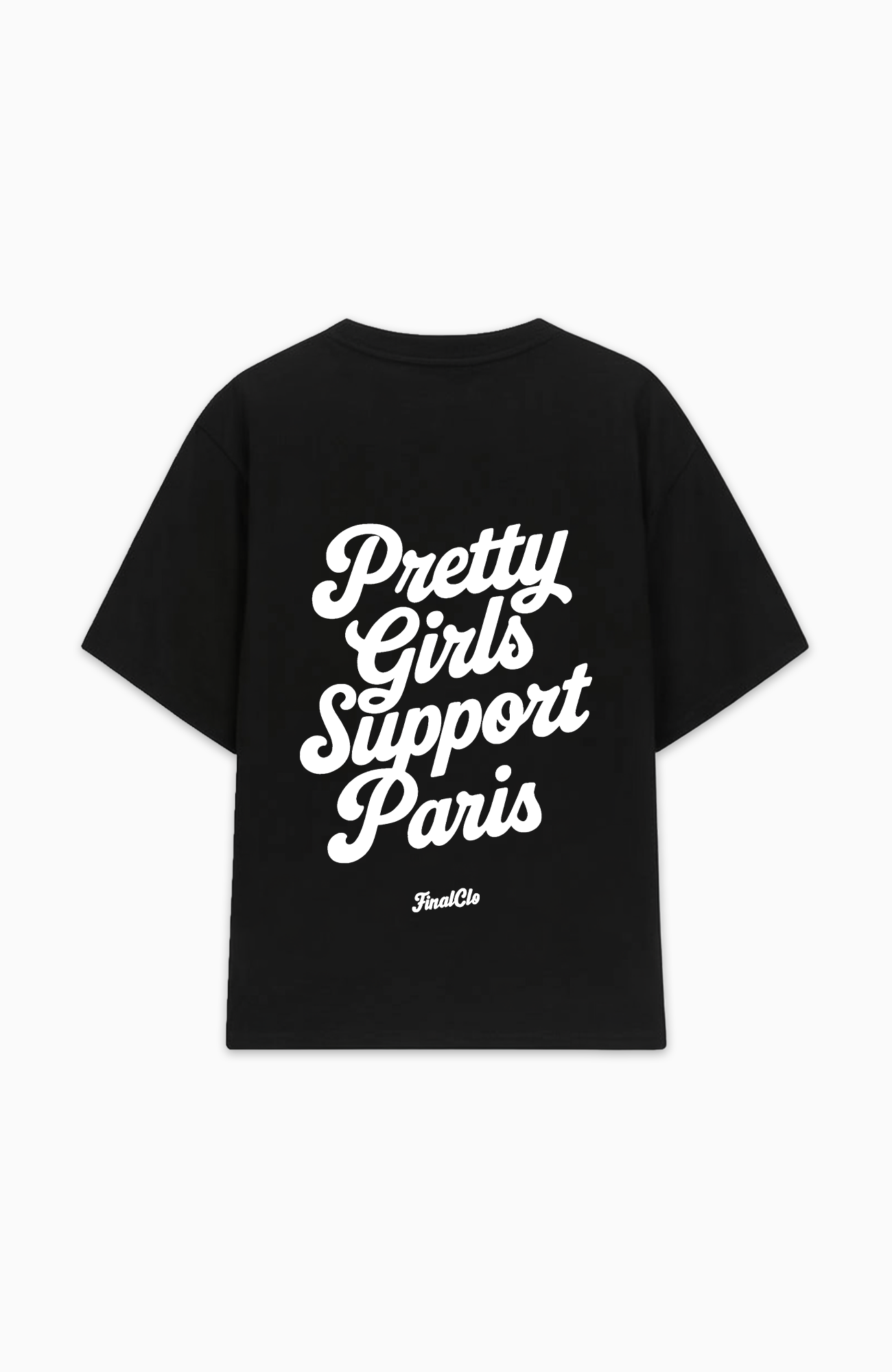 PRETTY GIRLS SUPPORT PARIS OVERSIZED SHIRT