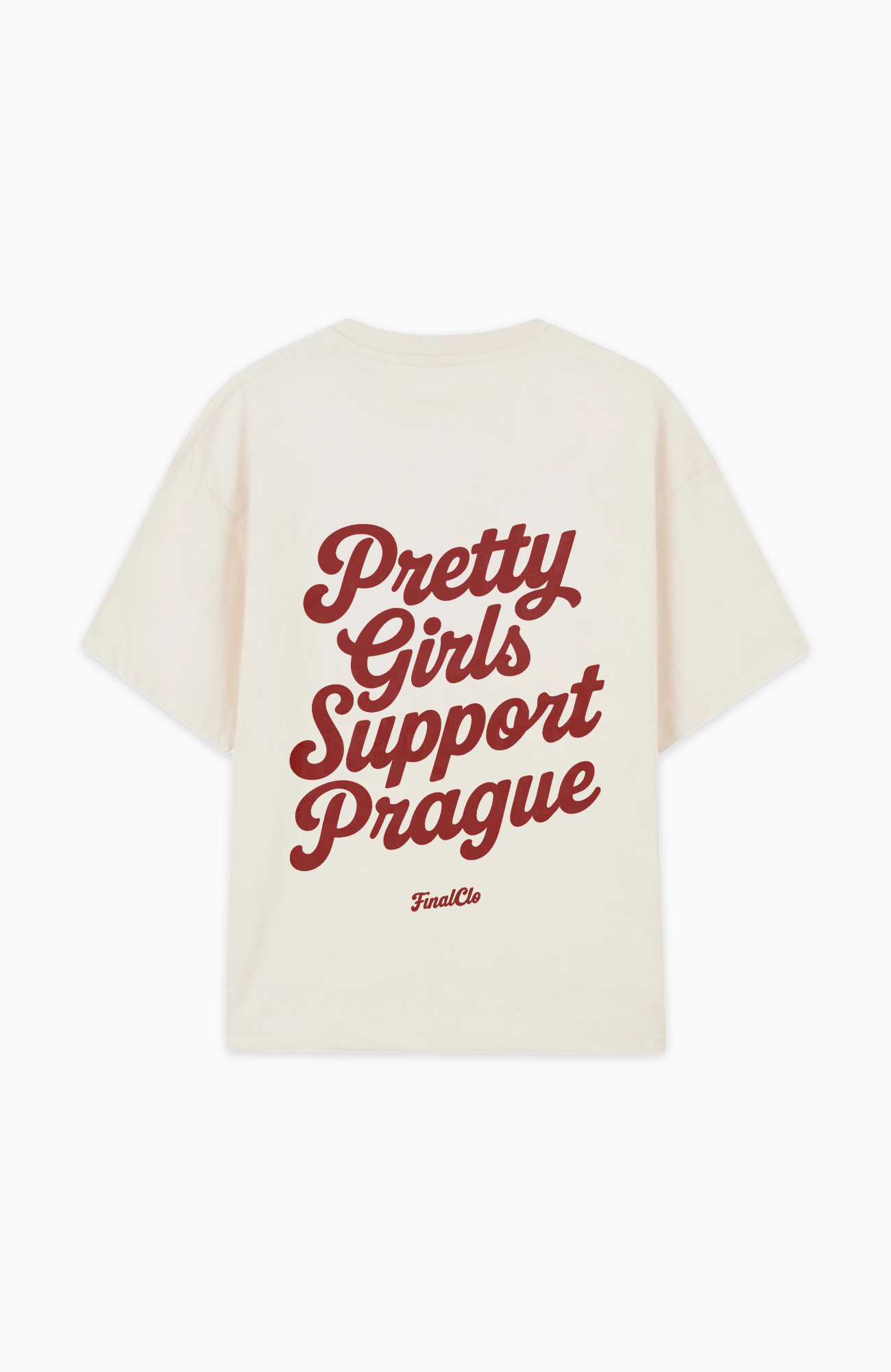 PRETTY GIRLS SUPPORT PRAGUE OVERSIZED SHIRT