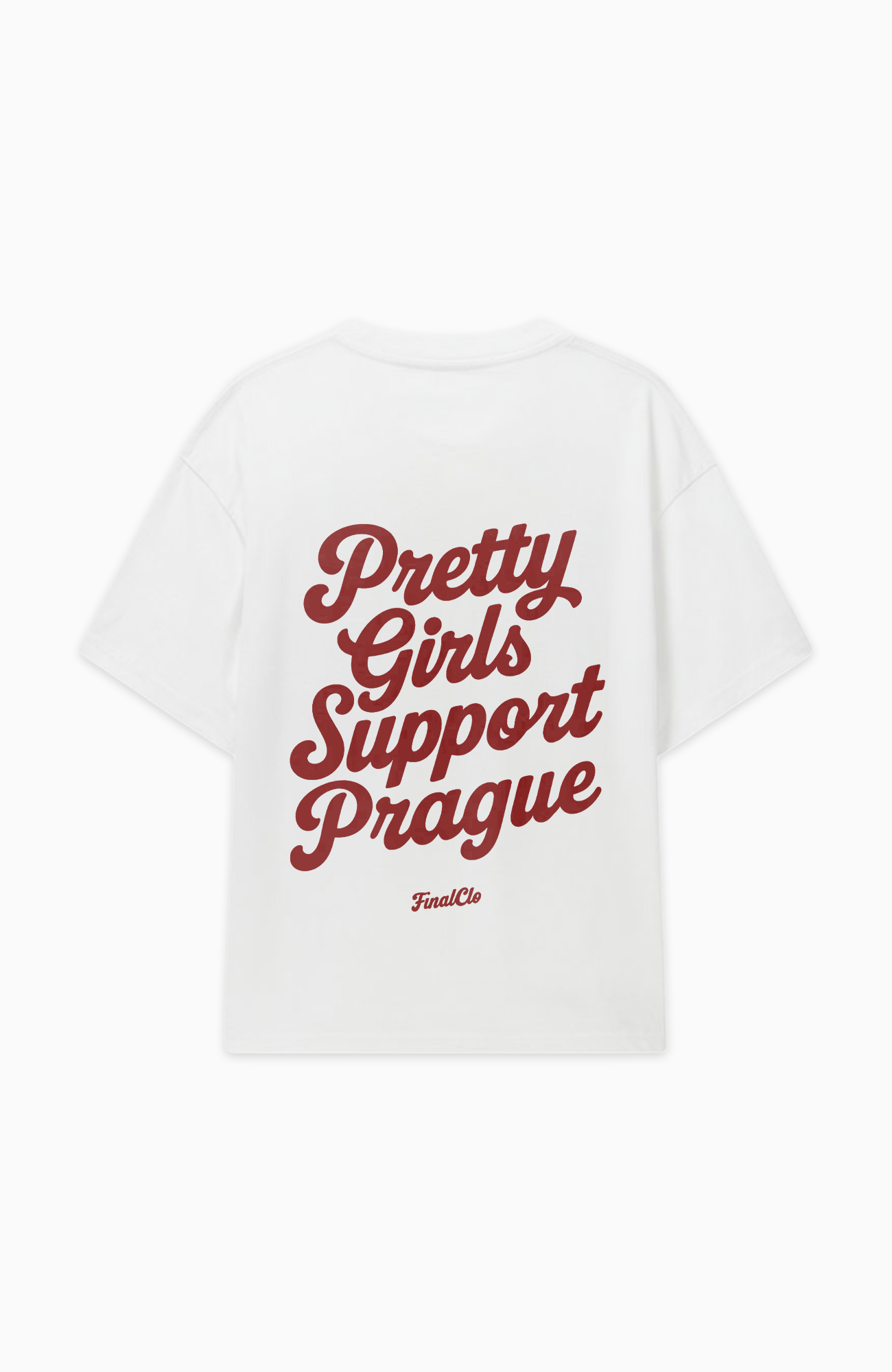PRETTY GIRLS SUPPORT PRAGUE OVERSIZED SHIRT