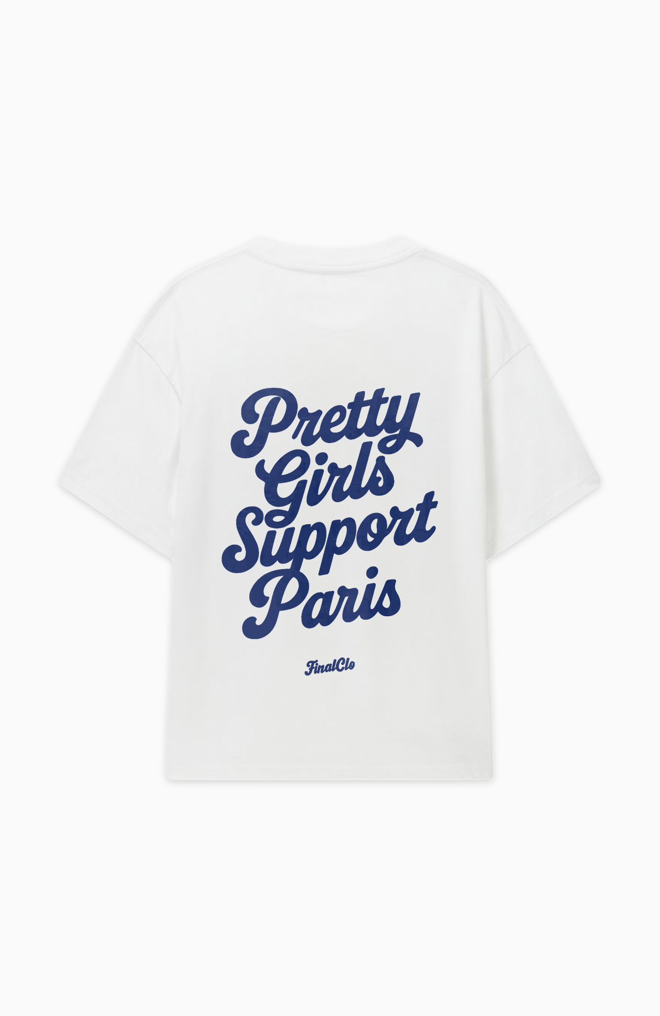 PRETTY GIRLS SUPPORT PARIS OVERSIZED SHIRT