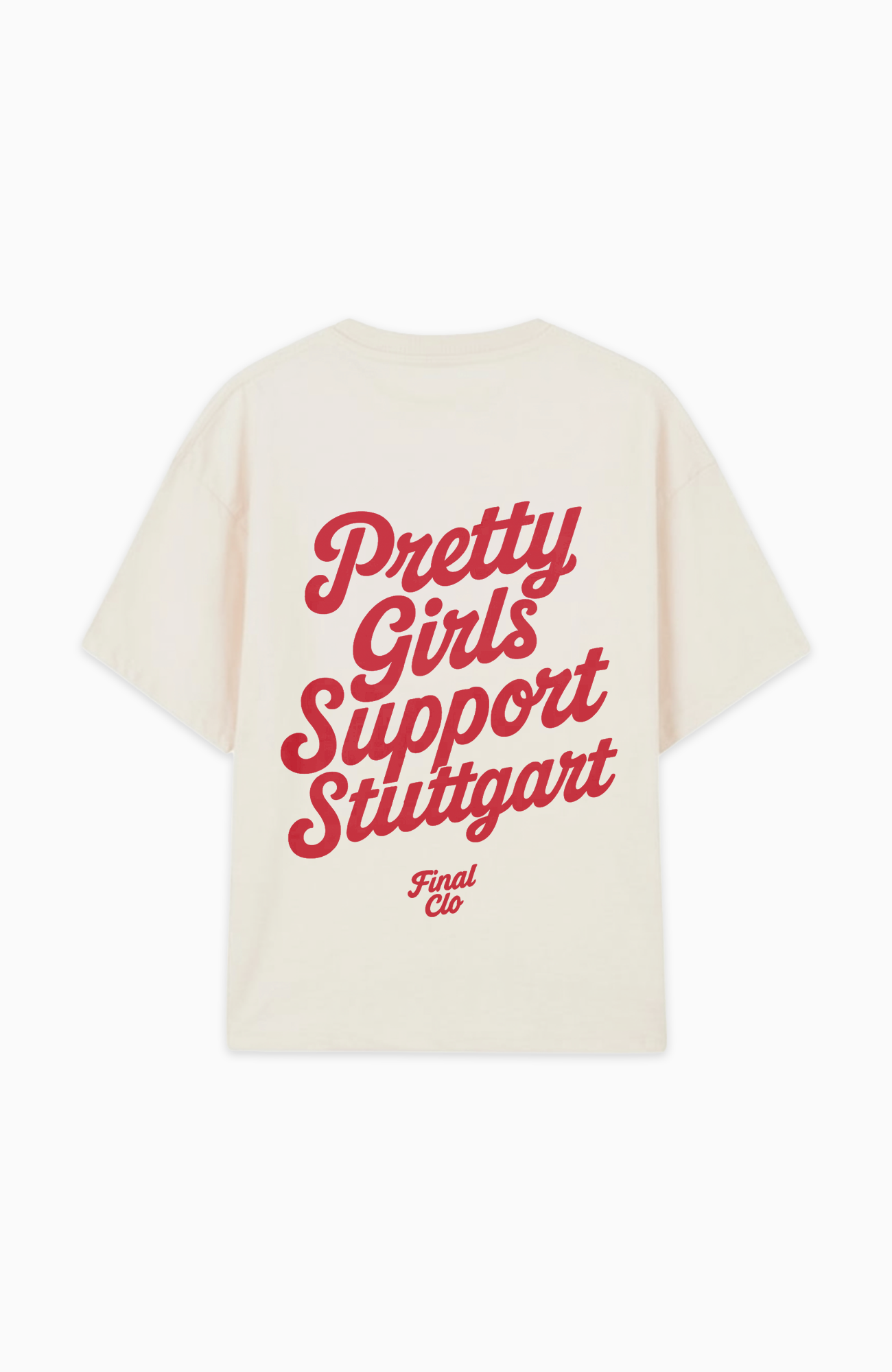 PRETTY GIRLS SUPPORT STUTTGART OVERSIZED SHIRT