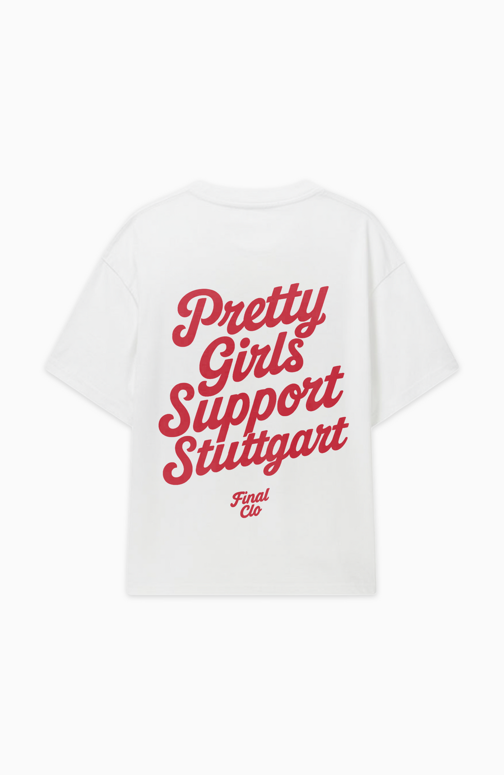 PRETTY GIRLS SUPPORT STUTTGART OVERSIZED SHIRT