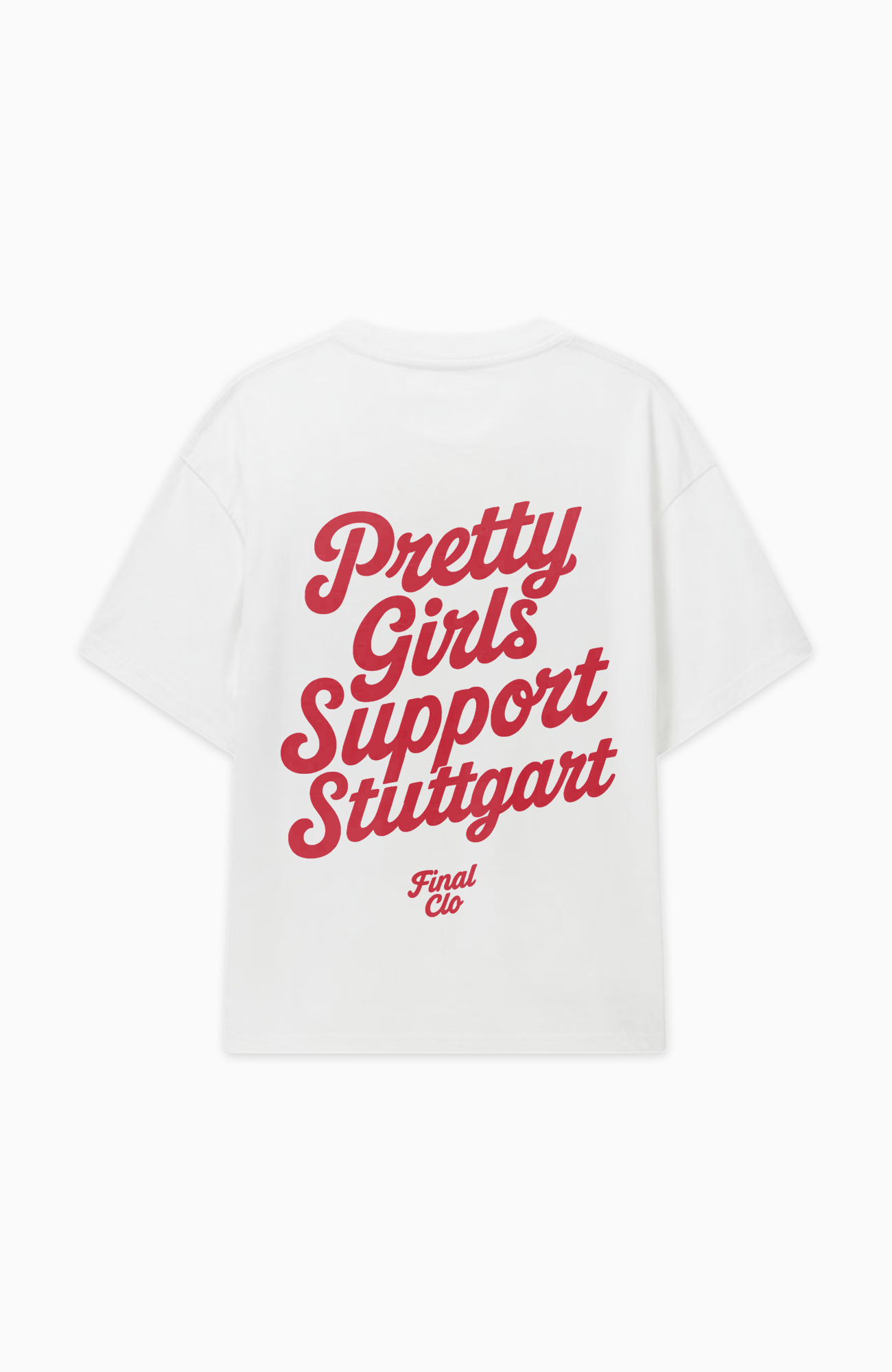 PRETTY GIRLS SUPPORT STUTTGART OVERSIZED SHIRT