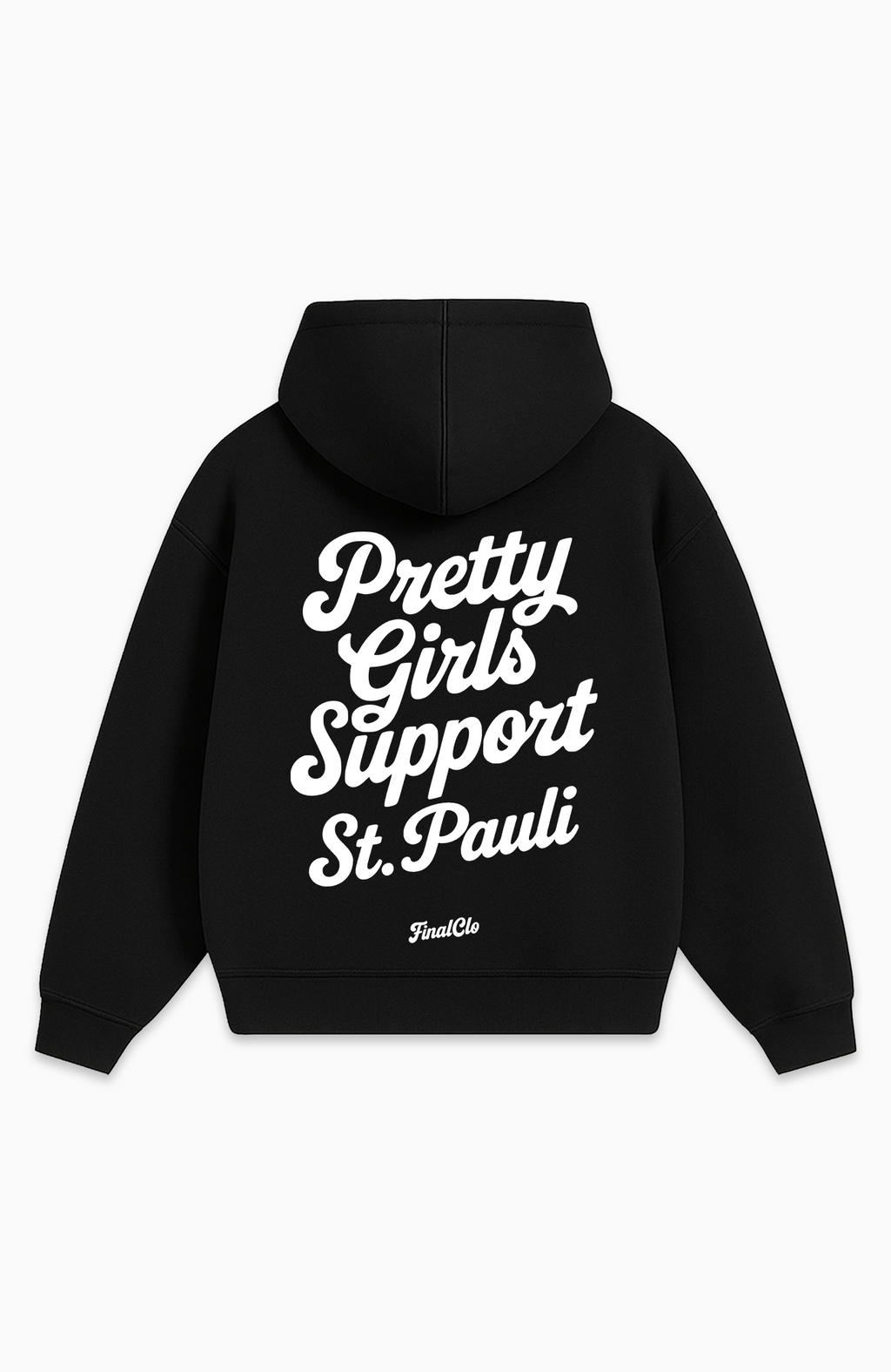 PRETTY GIRLS SUPPORT ST PAULI OVERSIZED HOODIE