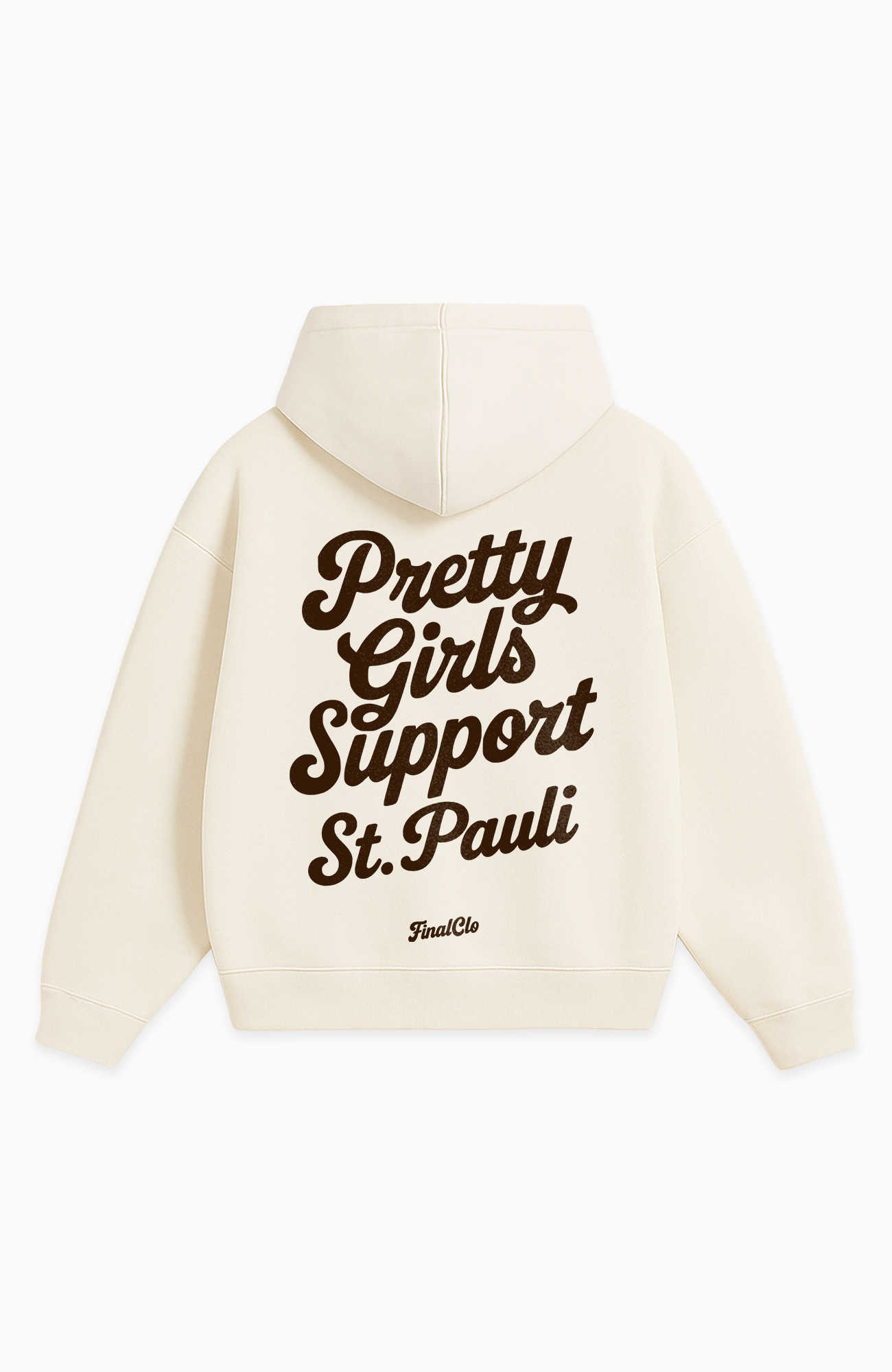 PRETTY GIRLS SUPPORT ST PAULI OVERSIZED HOODIE