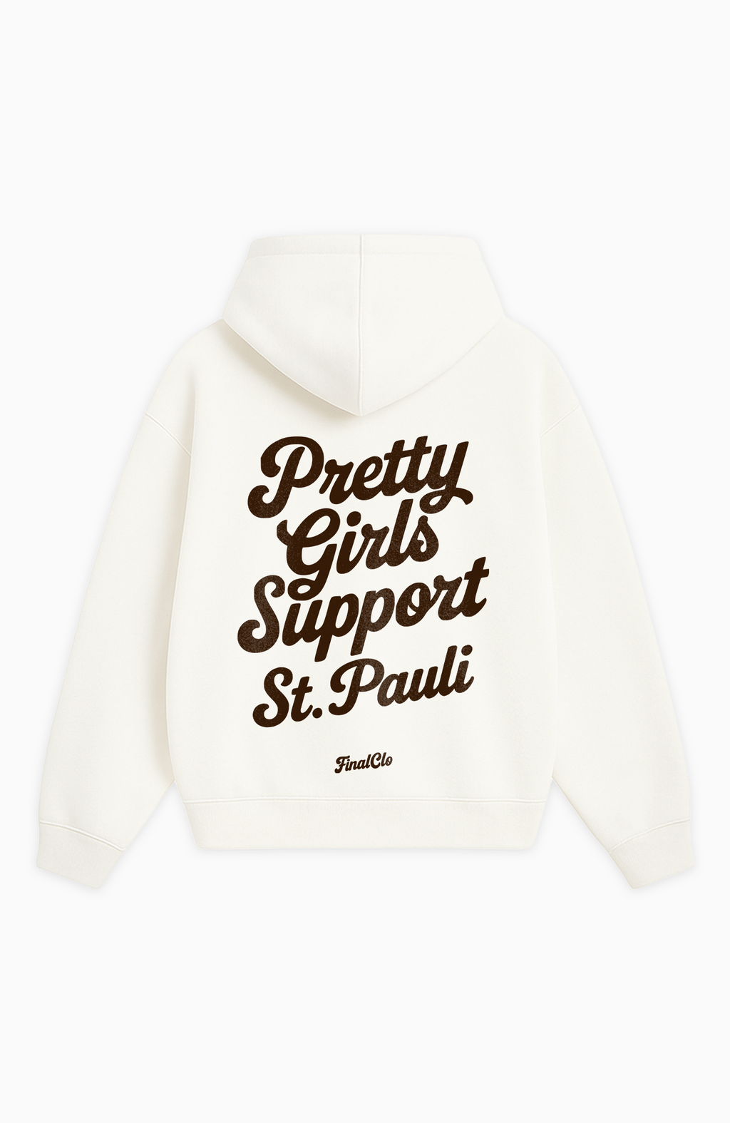 PRETTY GIRLS SUPPORT ST PAULI OVERSIZED HOODIE